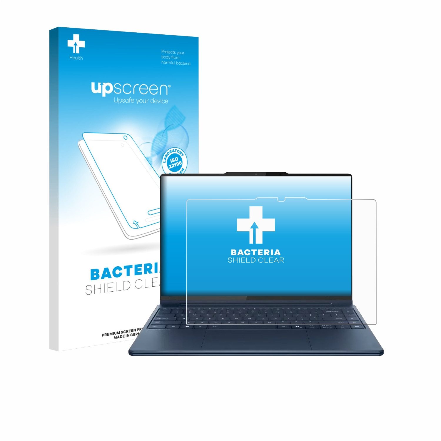 upscreen Displayschutzfolie Schutzfolie für Lenovo Yoga Pro 9i Gen 10 Aura Edition 16" Touch, Displayschutz Schutz Folie Klar antibakteriell