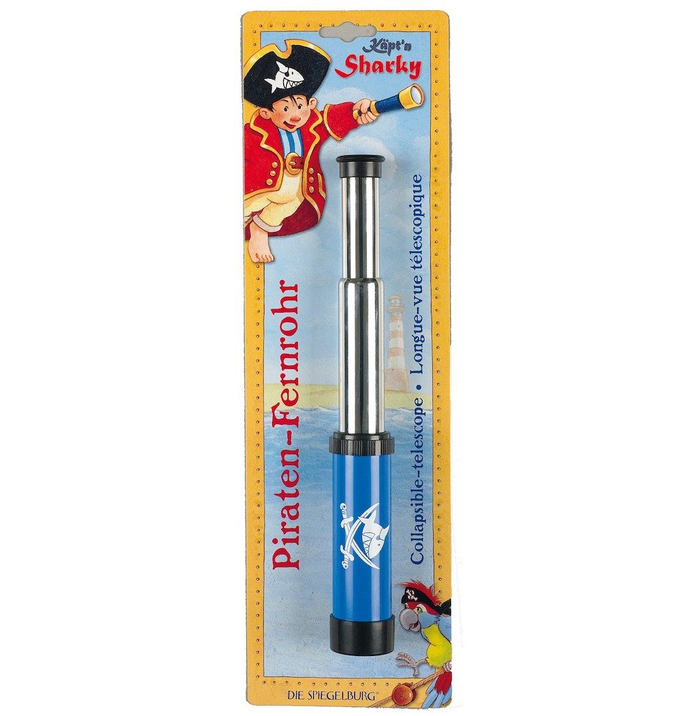 COPPENRATH DIE SPIEGELBURG Piraten-Fernrohr Capt'n Sharky Kinderfernrohr (Zehnfache Vergrößerung)