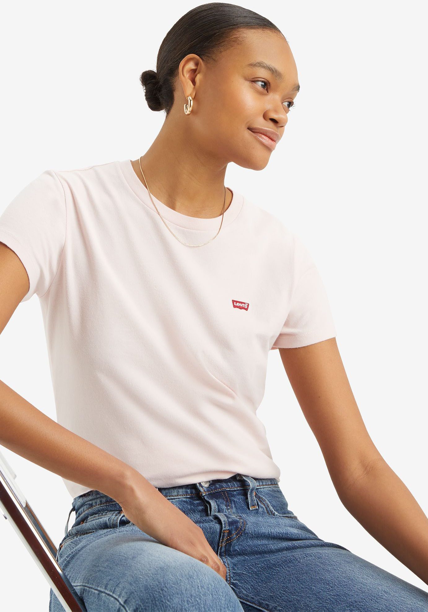 Levi's® T-Shirt TEE Minilogo mit kleiner Logostickerei