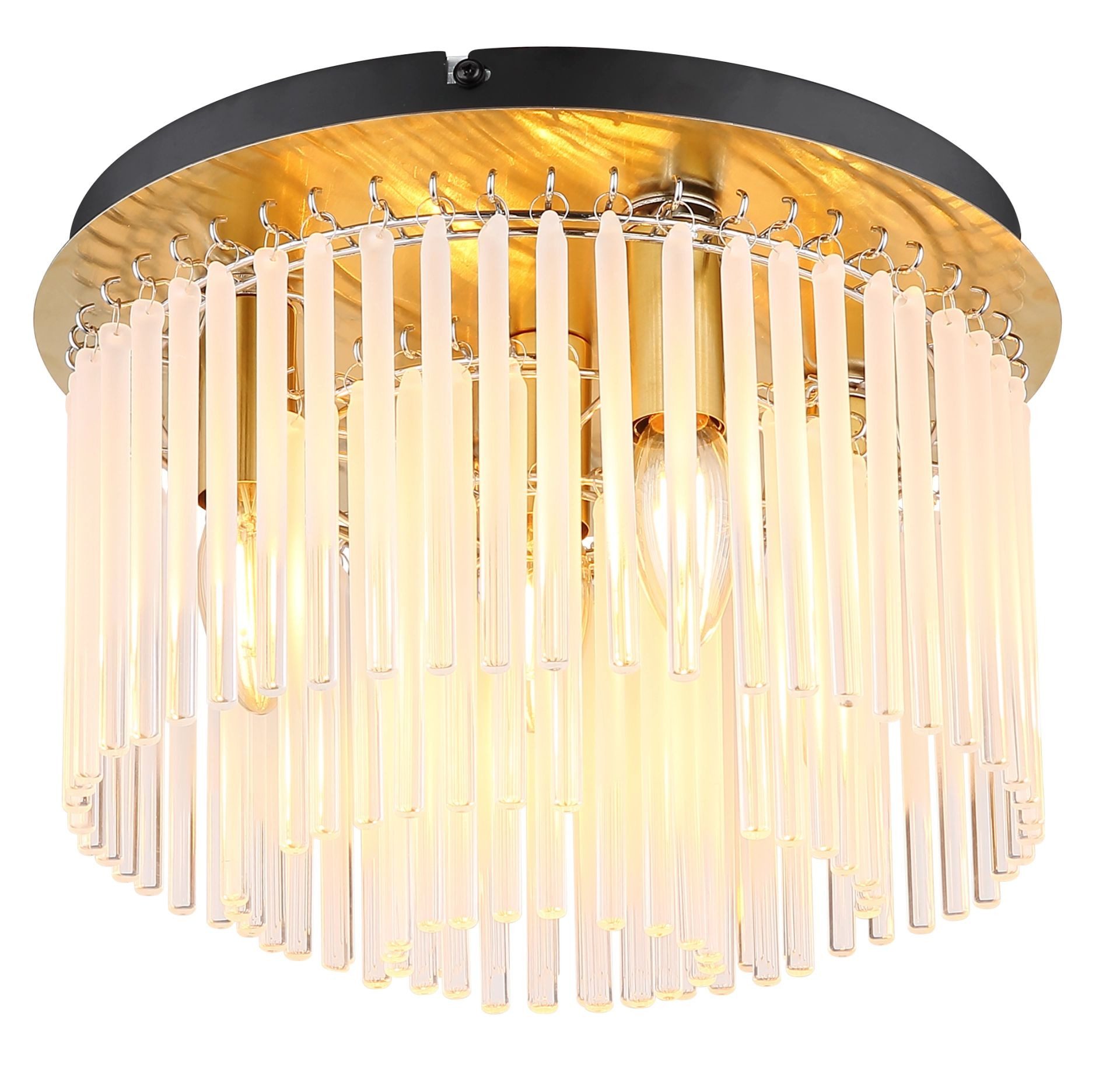 GLOBO LIGHTING Deckenleuchte GORLEY, ohne Leuchtmittel, Design Glasstäbe, D günstig online kaufen