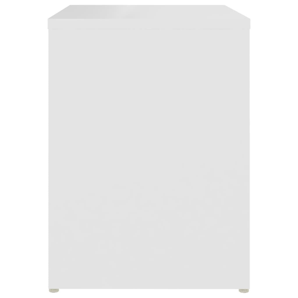 40x30x40 Weiß Nachttisch (1-St) Holzwerkstoff Weiß cm Nachttisch Weiß | vidaXL