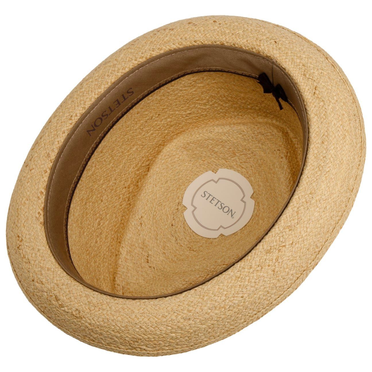 Stetson Sonnenhut (1-St) Strohhut mit Lederband