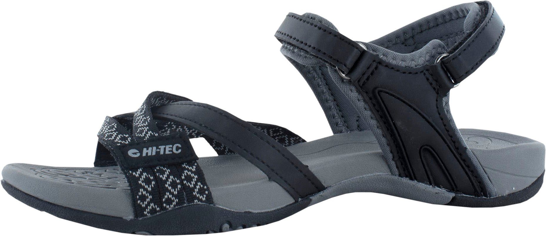 Black-Charcoal Outdoorsandale Klettverschluss Hi-Tec mit SAVANNA II