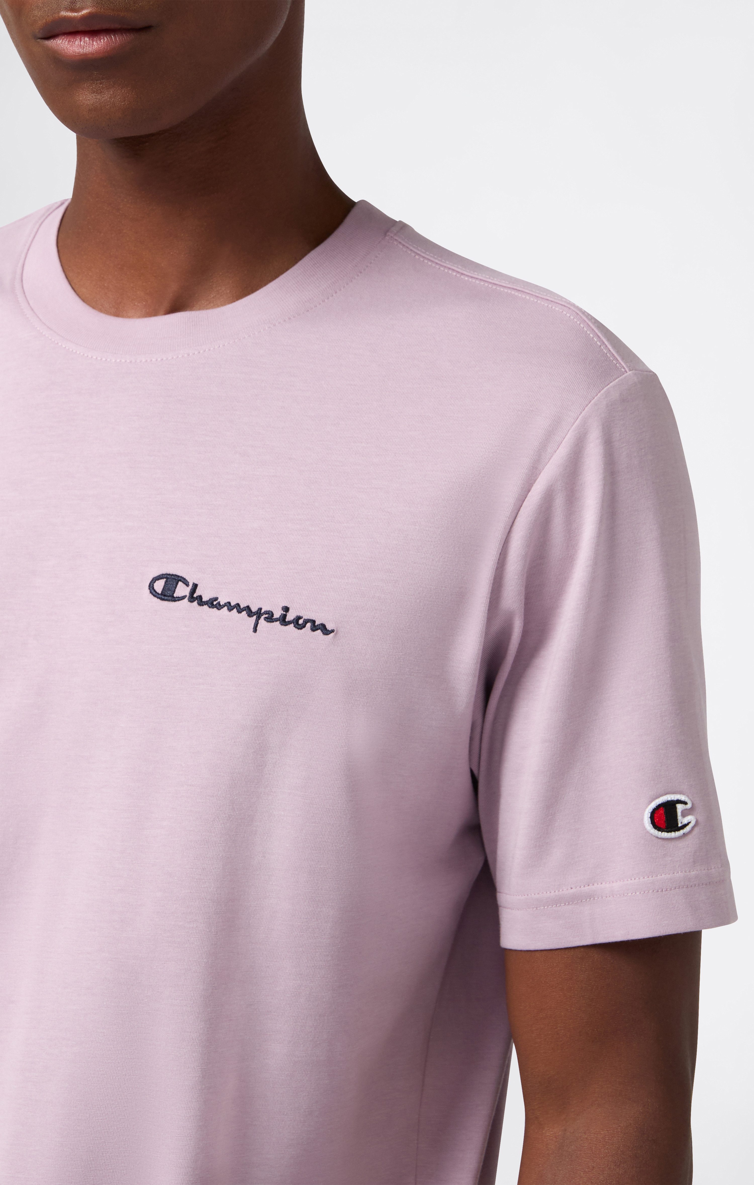 Champion T-Shirt ICONS CONTRAST SS Tee Kurzarm, mit Rundhalsausschnitt, aus Baumwolle, sportlicher Schnitt