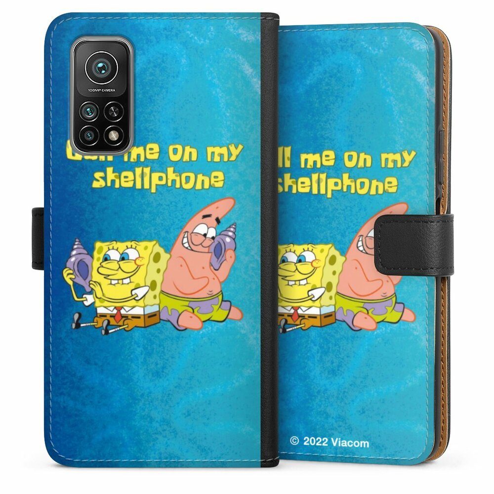 DeinDesign Handyhülle Patrick Star Spongebob Schwammkopf Serienmotiv, Xiaomi Mi 10T Pro 5G Hülle Handy Flip Case Wallet Cover