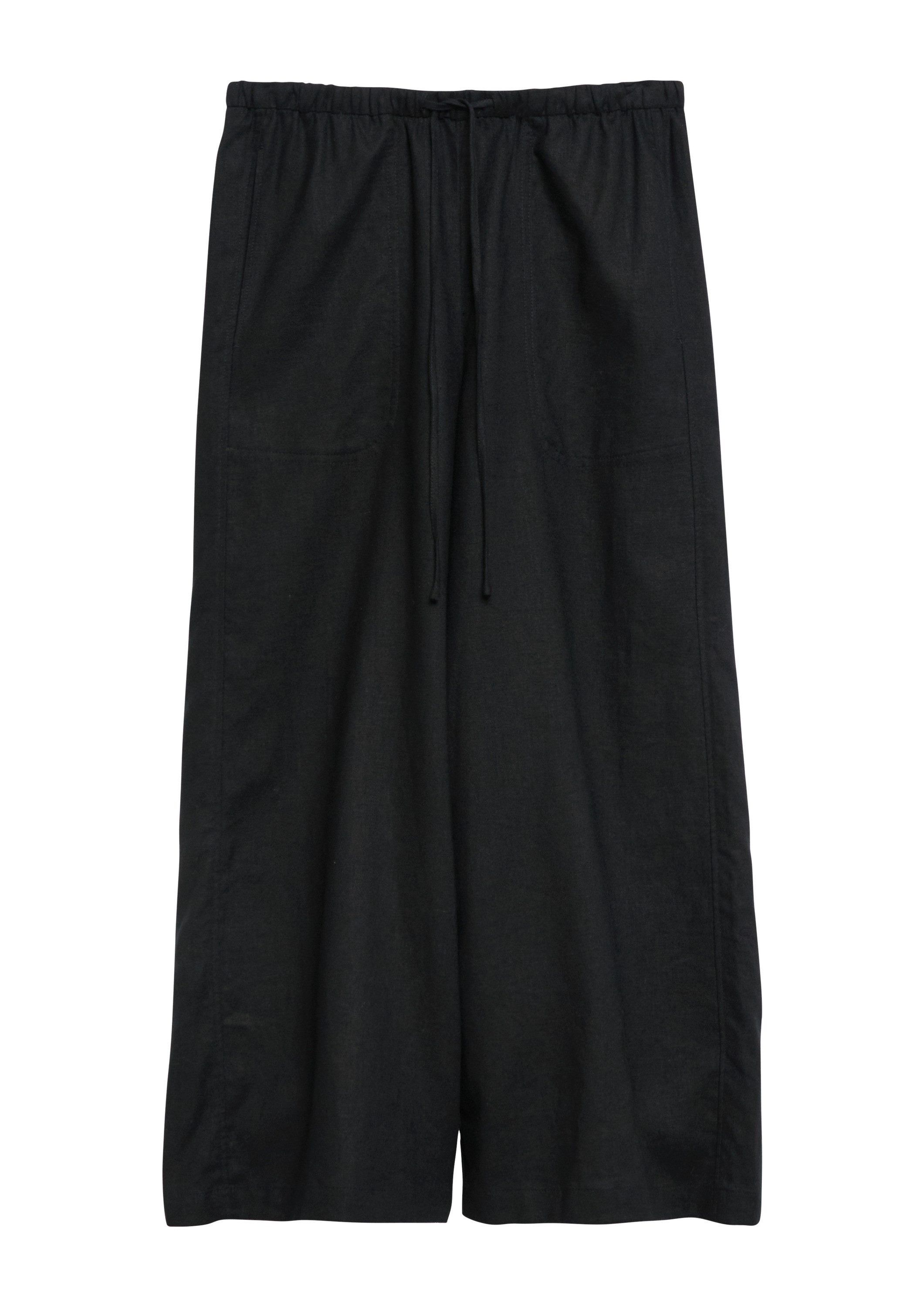 comma 7/8-Hose Hose Culotte aus Leinenmix mit Elastikbund