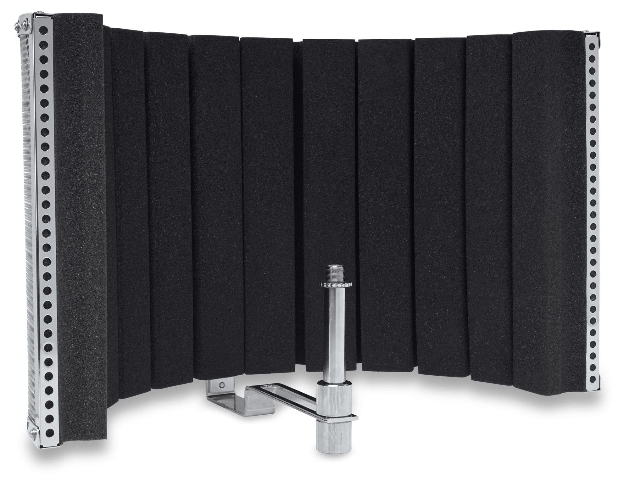 Pronomic Standmikrofon CM-100 Studio Großmembran- Kondensatormikrofon (Komplettset Popschutz gold, 10-tlg), inkl. Mikrofonständer, Micscreen, 5m XLR-Kabel