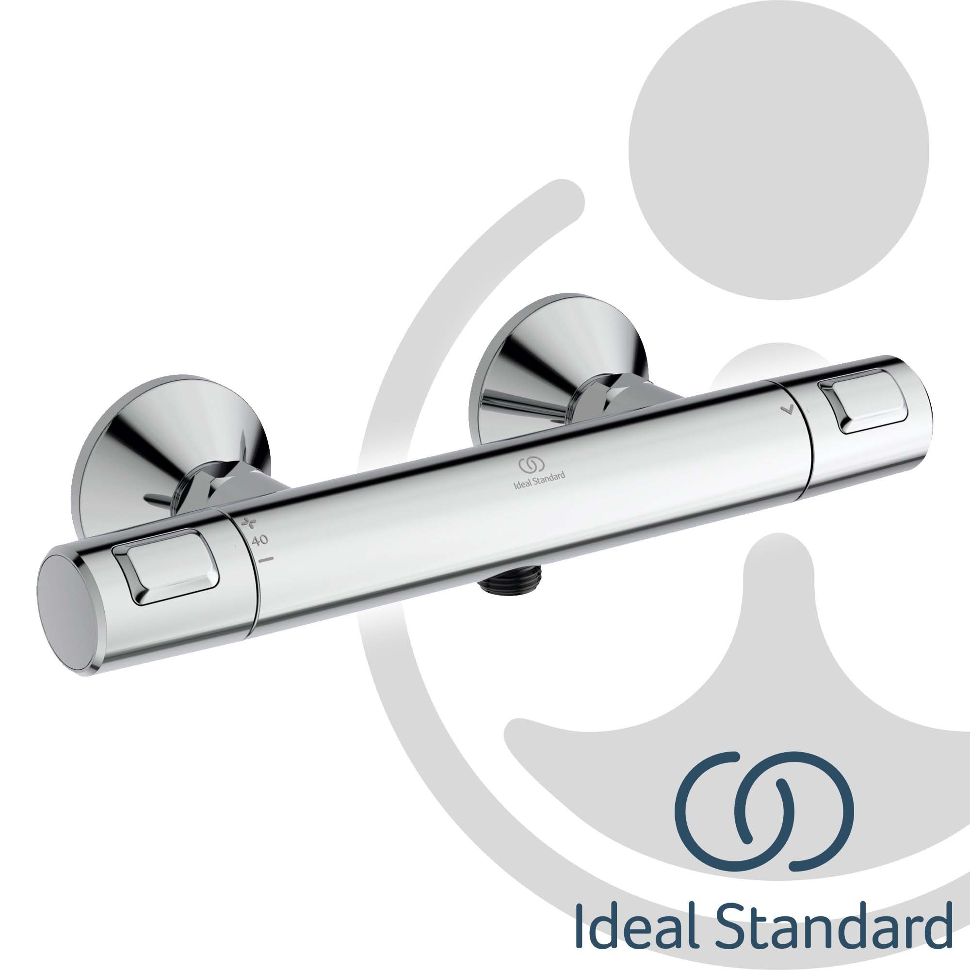 Ideal Standard Duscharmatur Standard Ceratherm T25 Brausethermostat Duscharmatur - Aufputz