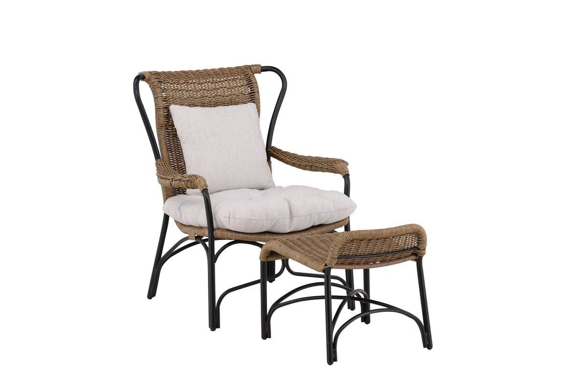 Luxusbetten24 Gartenlounge-Sessel Asia, inklusive Kissen