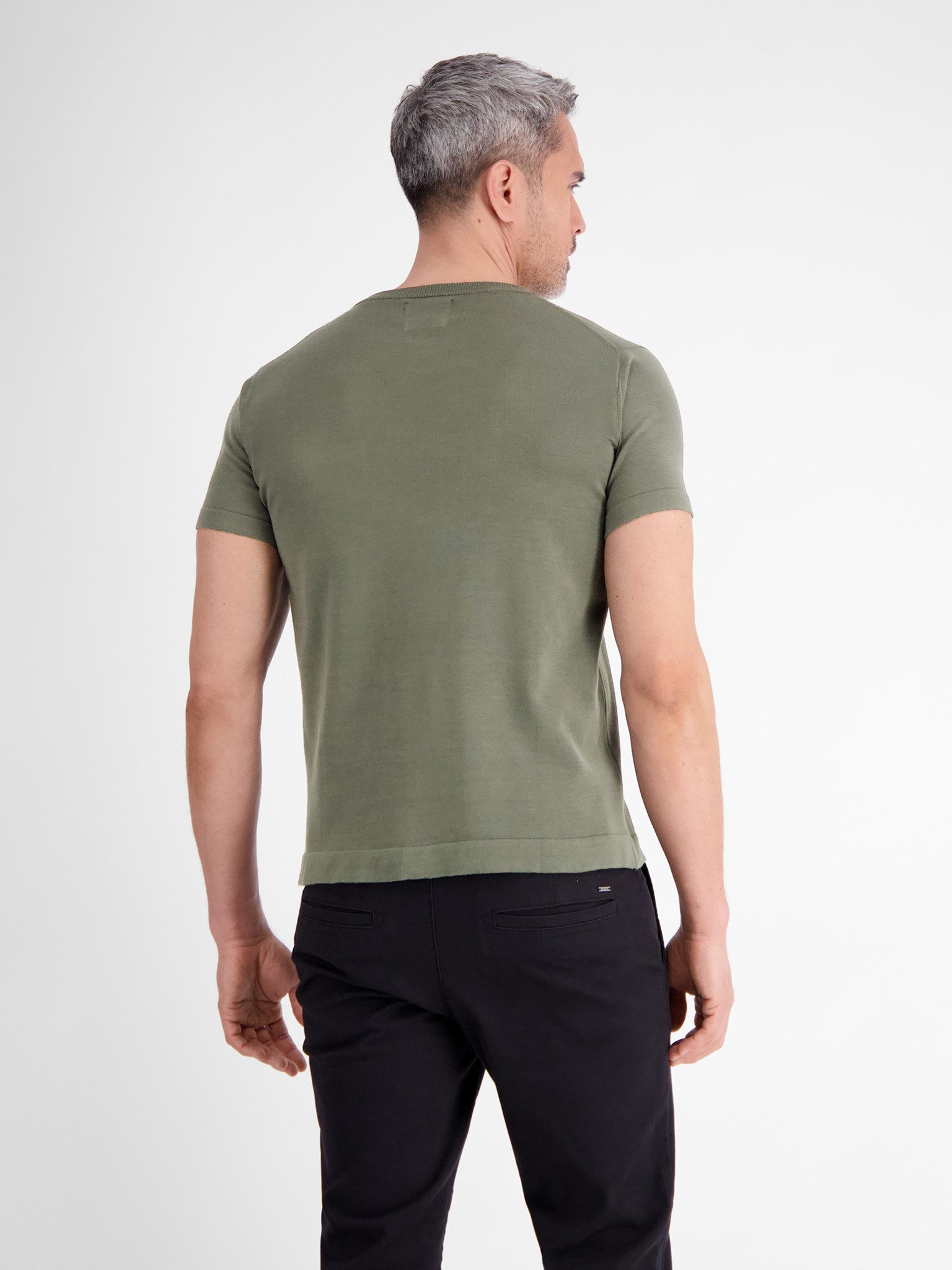LERROS Kurzarmshirt in Feinstrick