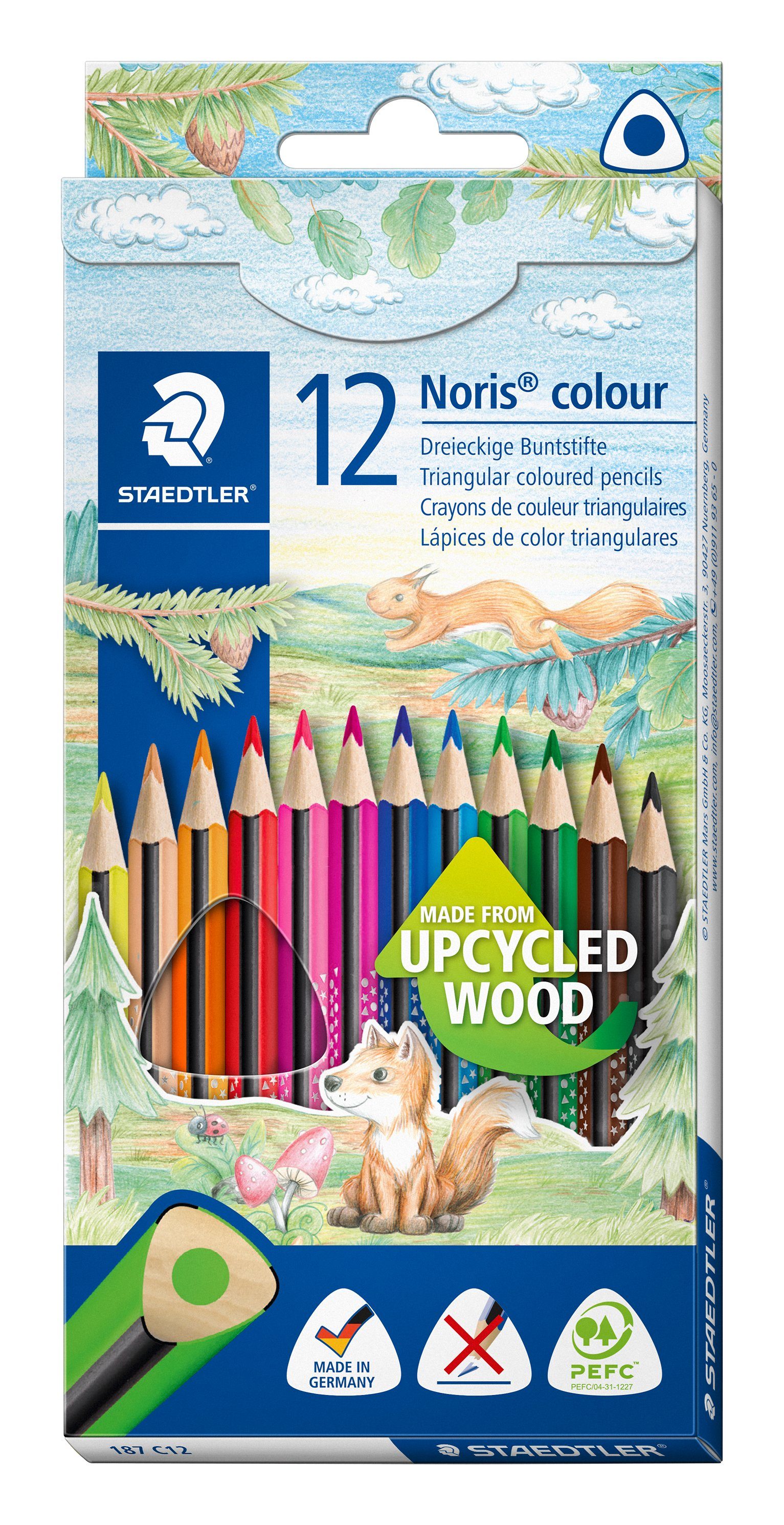 STAEDTLER Buntstift Noris Colour Buntstifte, 12er-Set