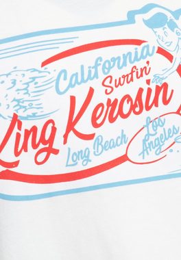 KingKerosin Print-Shirt California Surfin (1-tlg) mit Front Print im "Vintage Surfer" Style