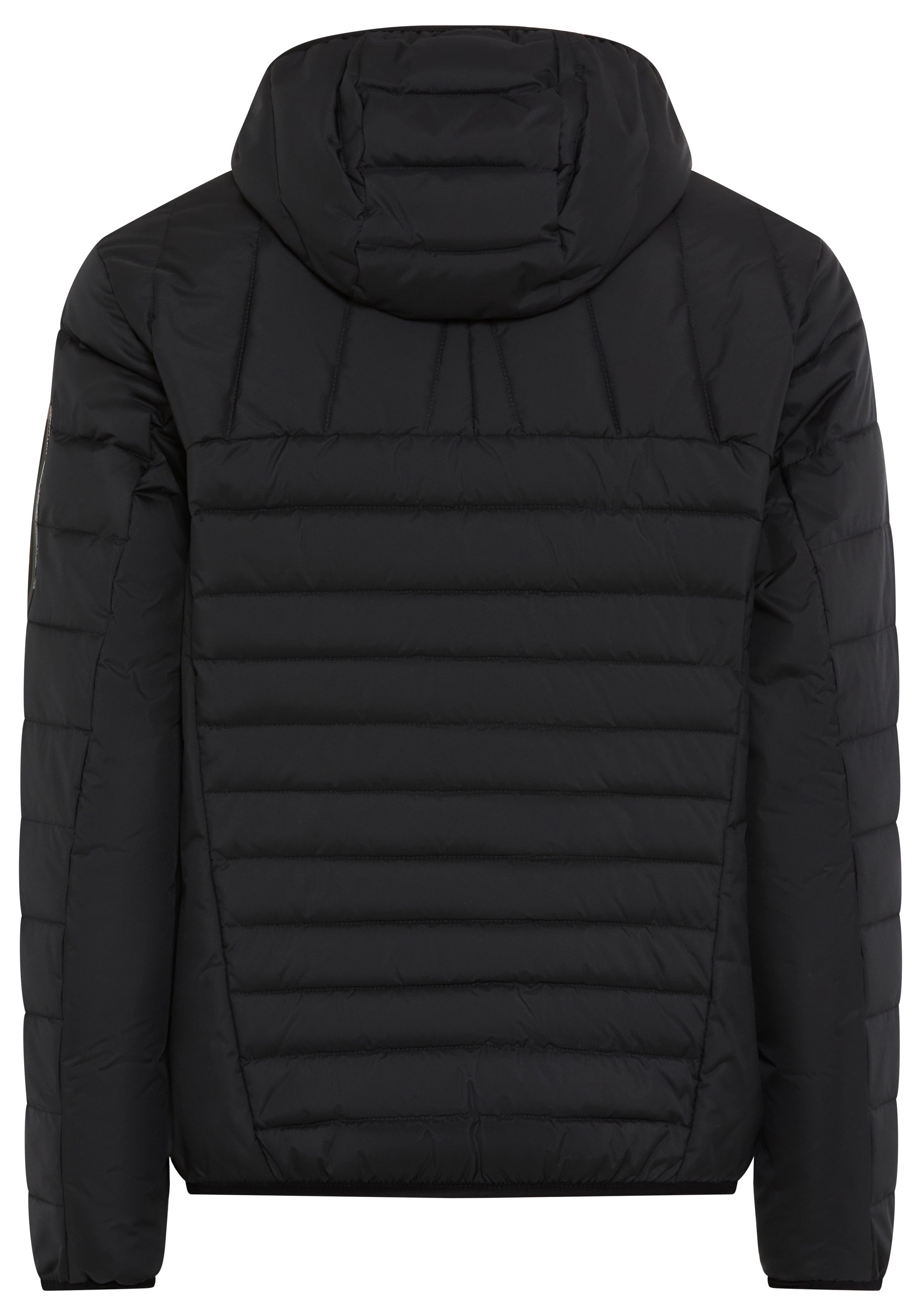 BOSS GREEN Steppjacke Kapuze, Regular Fit, reflektierende Details günstig online kaufen