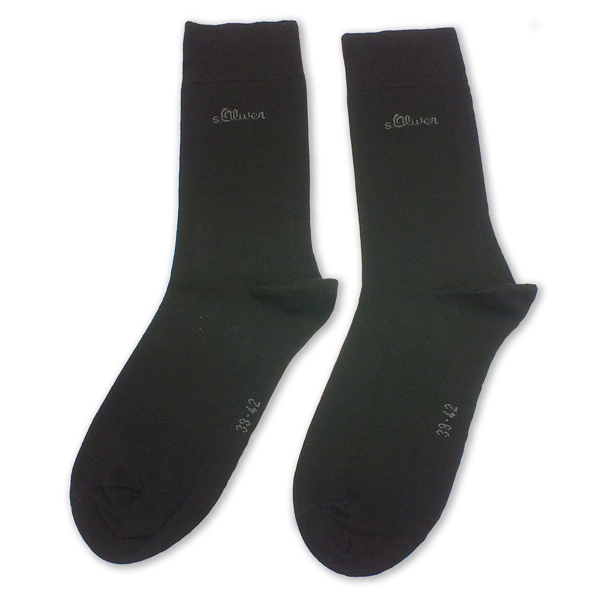 s.Oliver Langsocken s.Oliver Socks (Packung, 2-Paar, 2 Paar) Damen Unisex Herren Socken Freizeitsocken Baumwolle