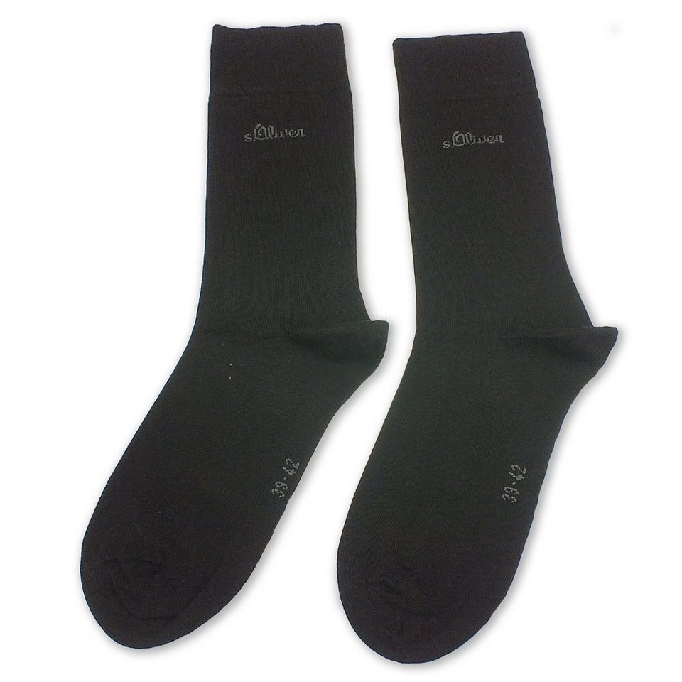 s.Oliver Langsocken 2 Unisex (Packung, Paar) s.Oliver Baumwolle Socks Freizeitsocken Socken Damen Herren 2-Paar,