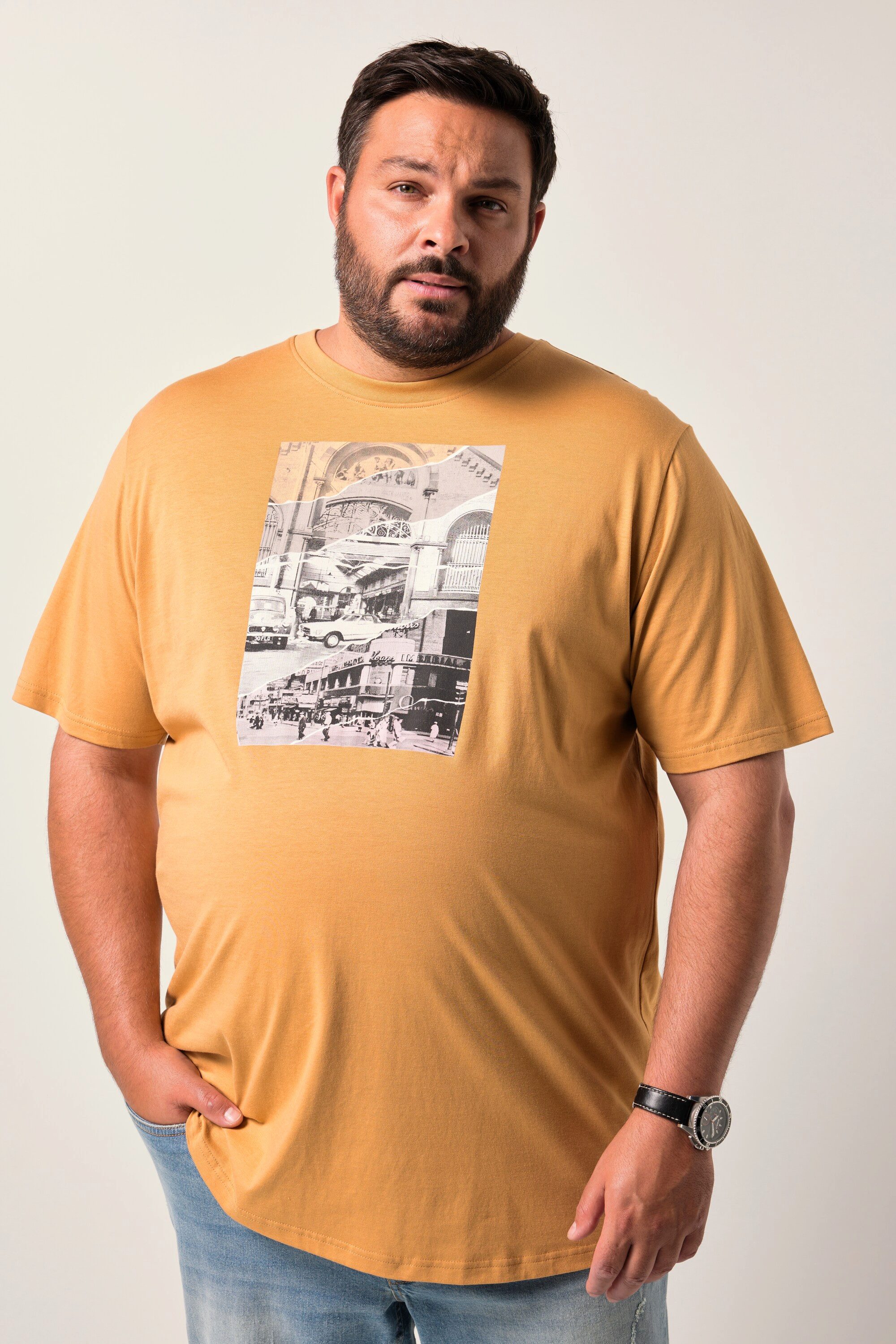 T-Shirt T-Shirt Halbarm Brustprint