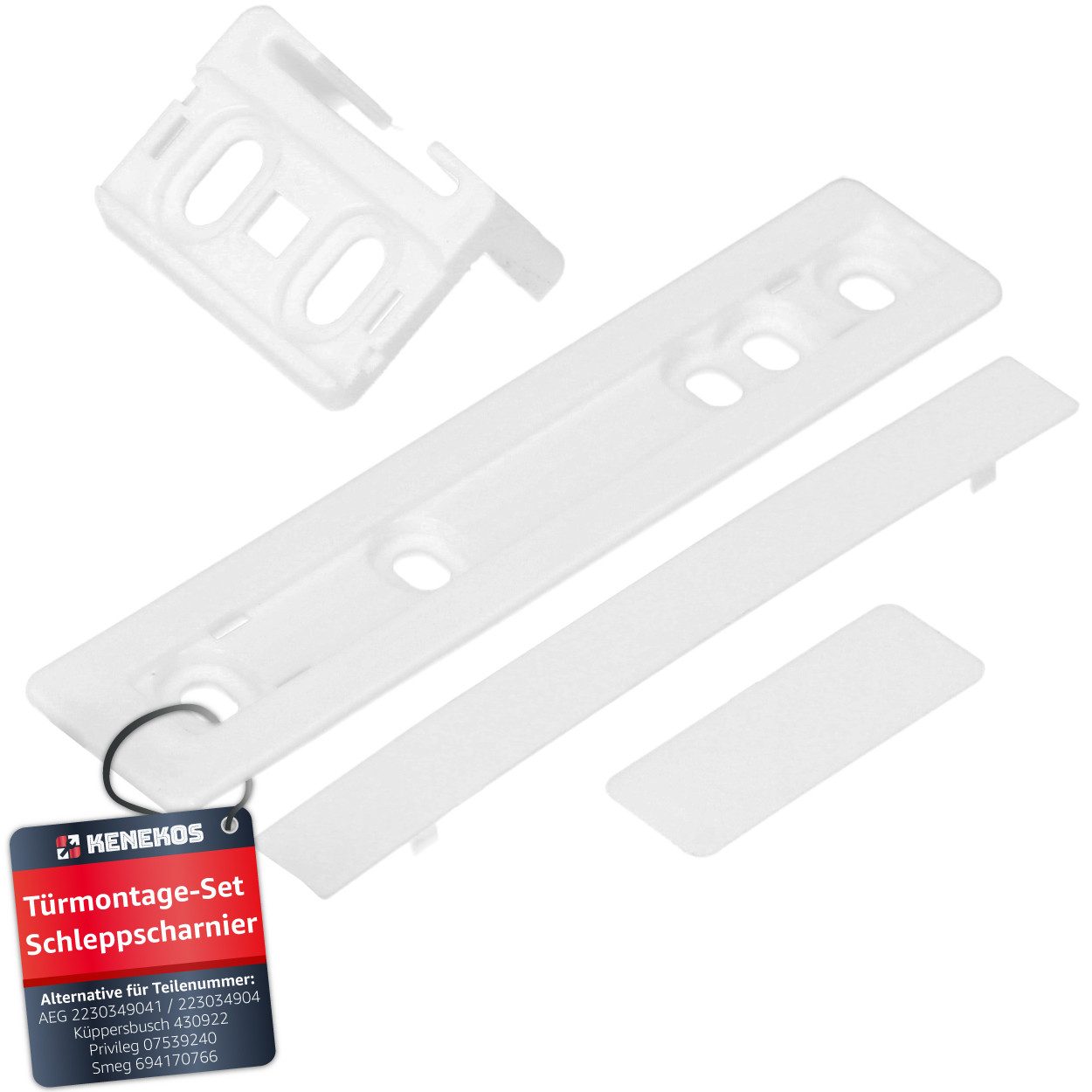 Kenekos Montagezubehör Kühlschrank Türmontageset Ersatz für AEG 2230349041, 223034904 (1 St), Für Kühlschrank / Gefrierschrank
