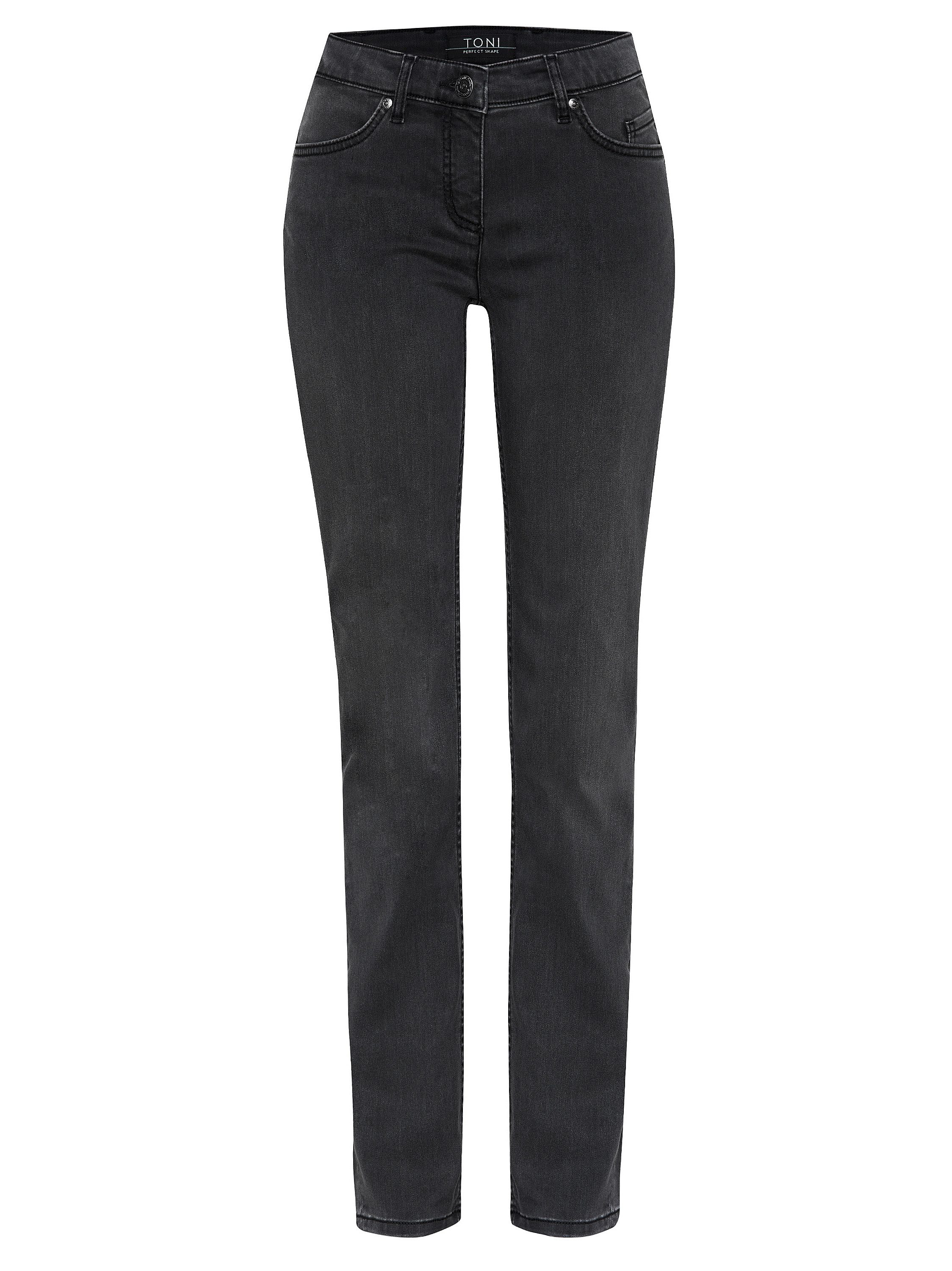 Stretch-Jeans TONI PERFECT SHAPE anthra used 1106-0 11-45.872