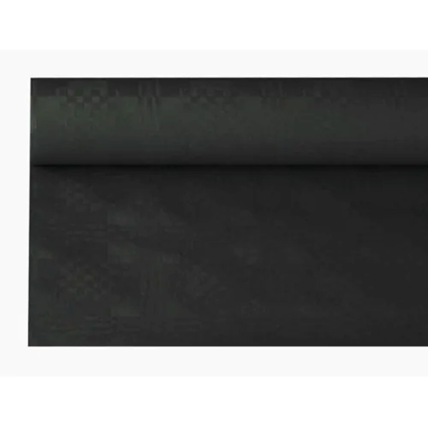 PAPSTAR GmbH Tischdecke Papier Damastprägung 8x1,2m, Schwarz