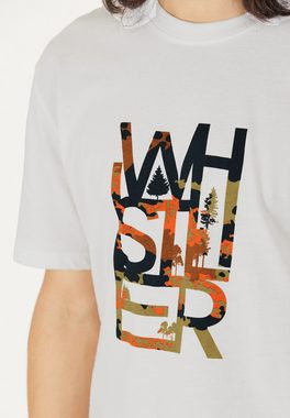 WHISTLER T-Shirt Layton M Printed Tee WHITE