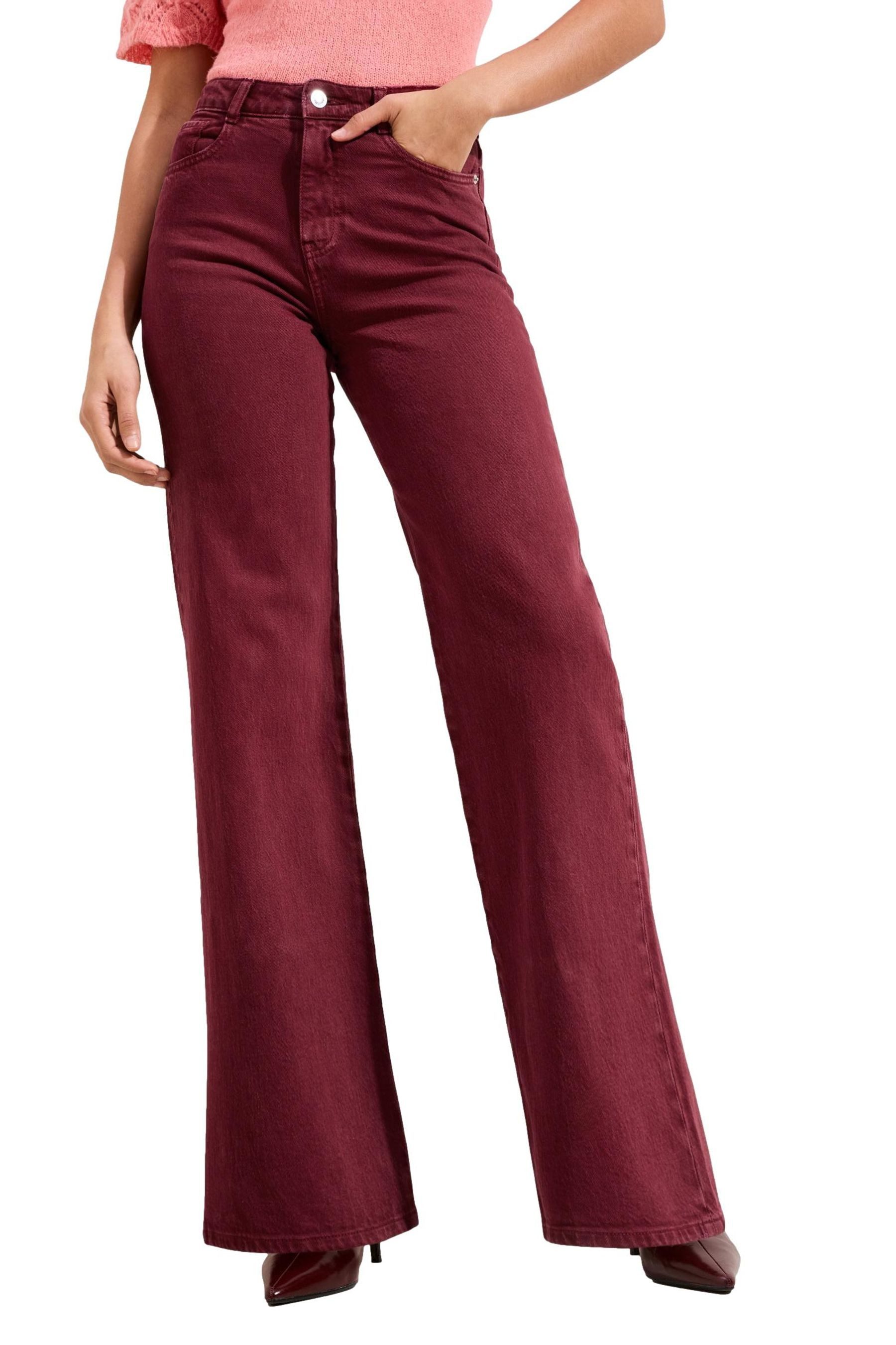 Weite Jeans Friends Like These Alltagsjeans mit weitem Bein