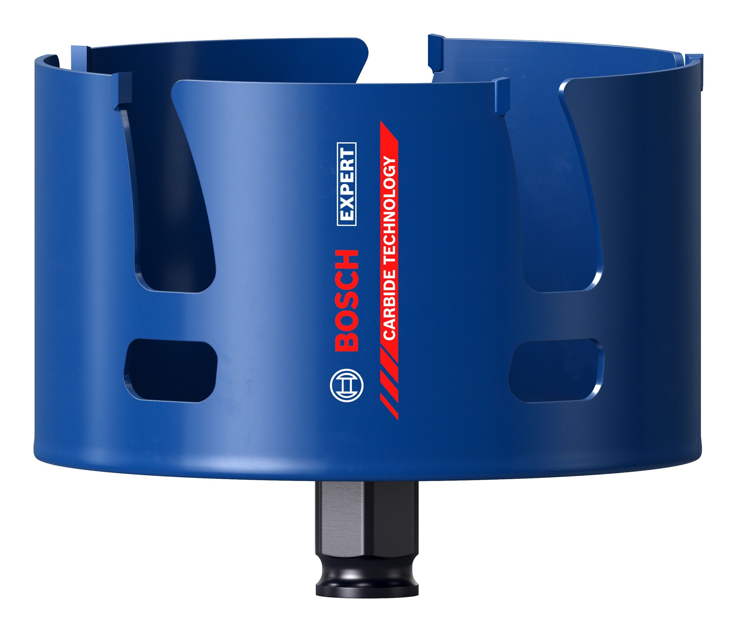 BOSCH Lochsäge Expert Construction Material, Ø 114 mm, Construction Material, 114 x 60 mm für Dreh- und Schlagbohrer