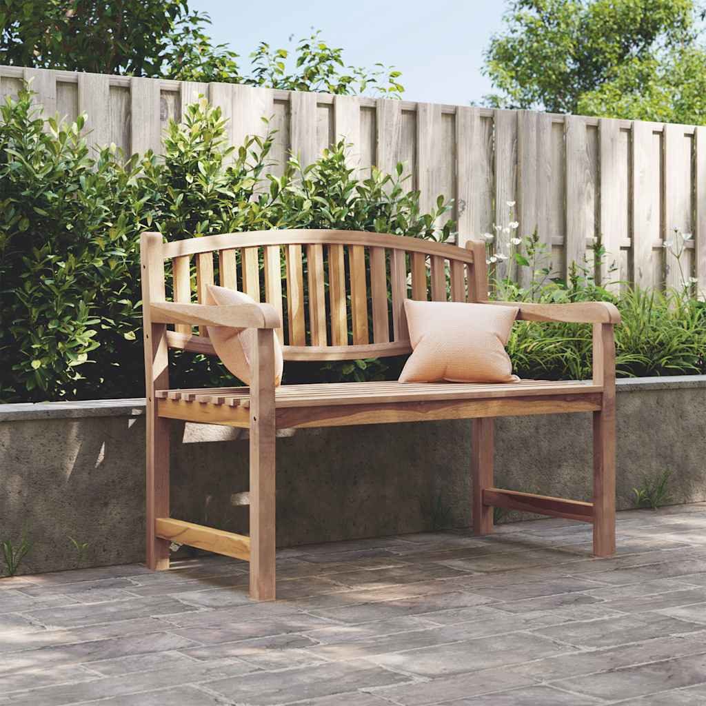furnicato Gartenbank aus Naturholz 114 x 59 x 87 cm in Holzoptik