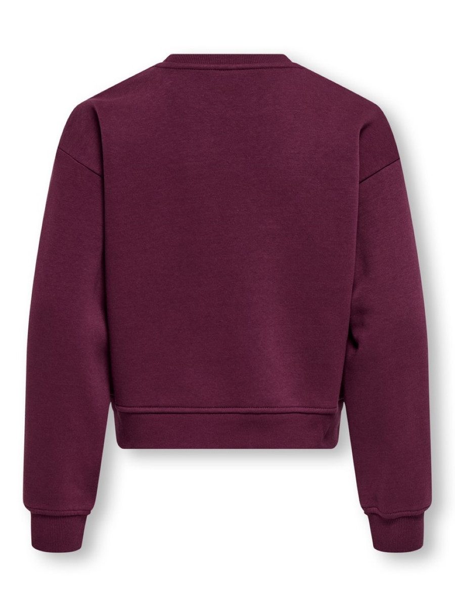KIDS ONLY Sweatshirt (1-tlg) etwas kürzerer legerer Schnitt