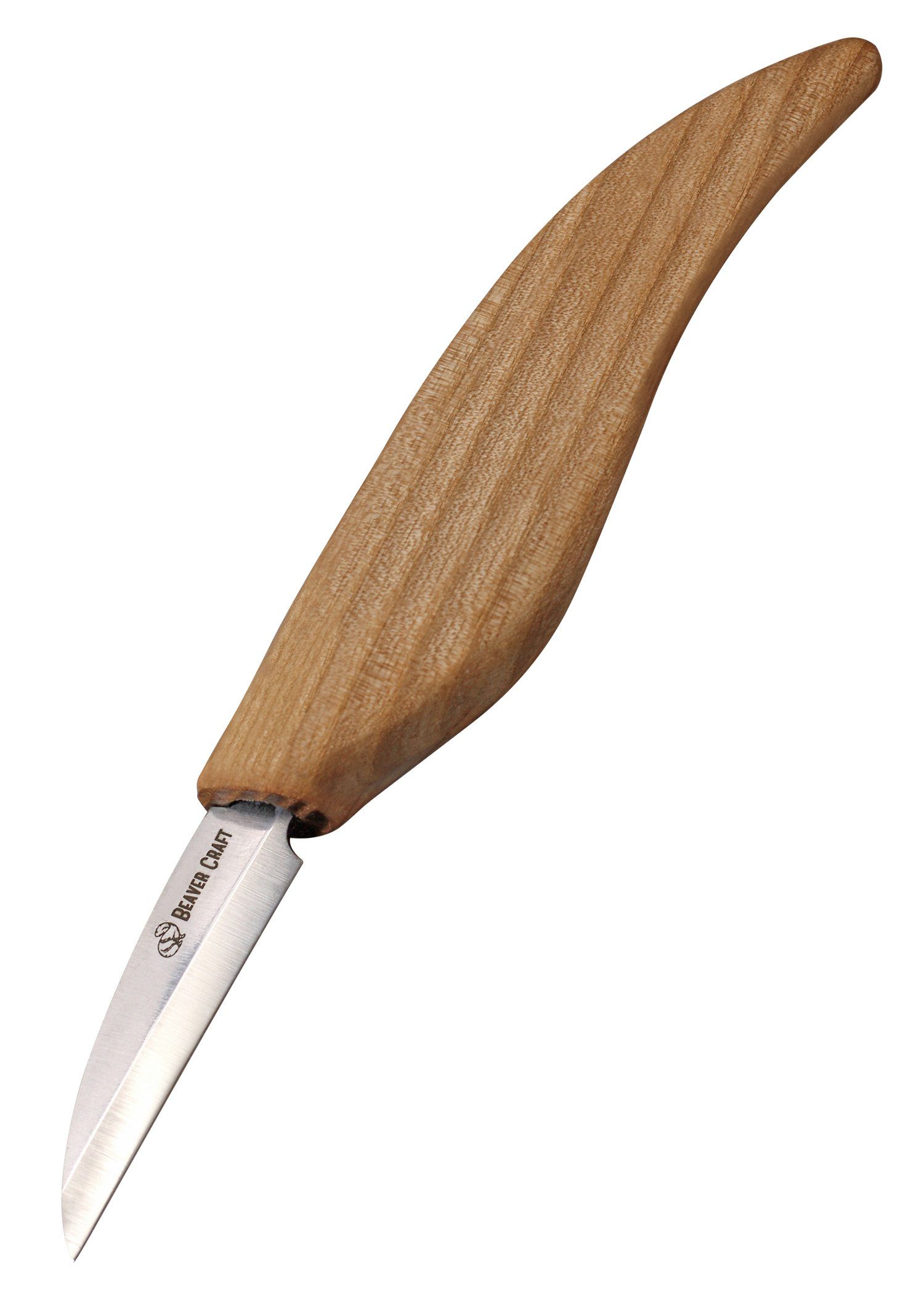 Battle Merchant Taschenmesser Beaver Craft großes Schabmesser mit Eschenholzgriff, (1 St) | Taschenmesser