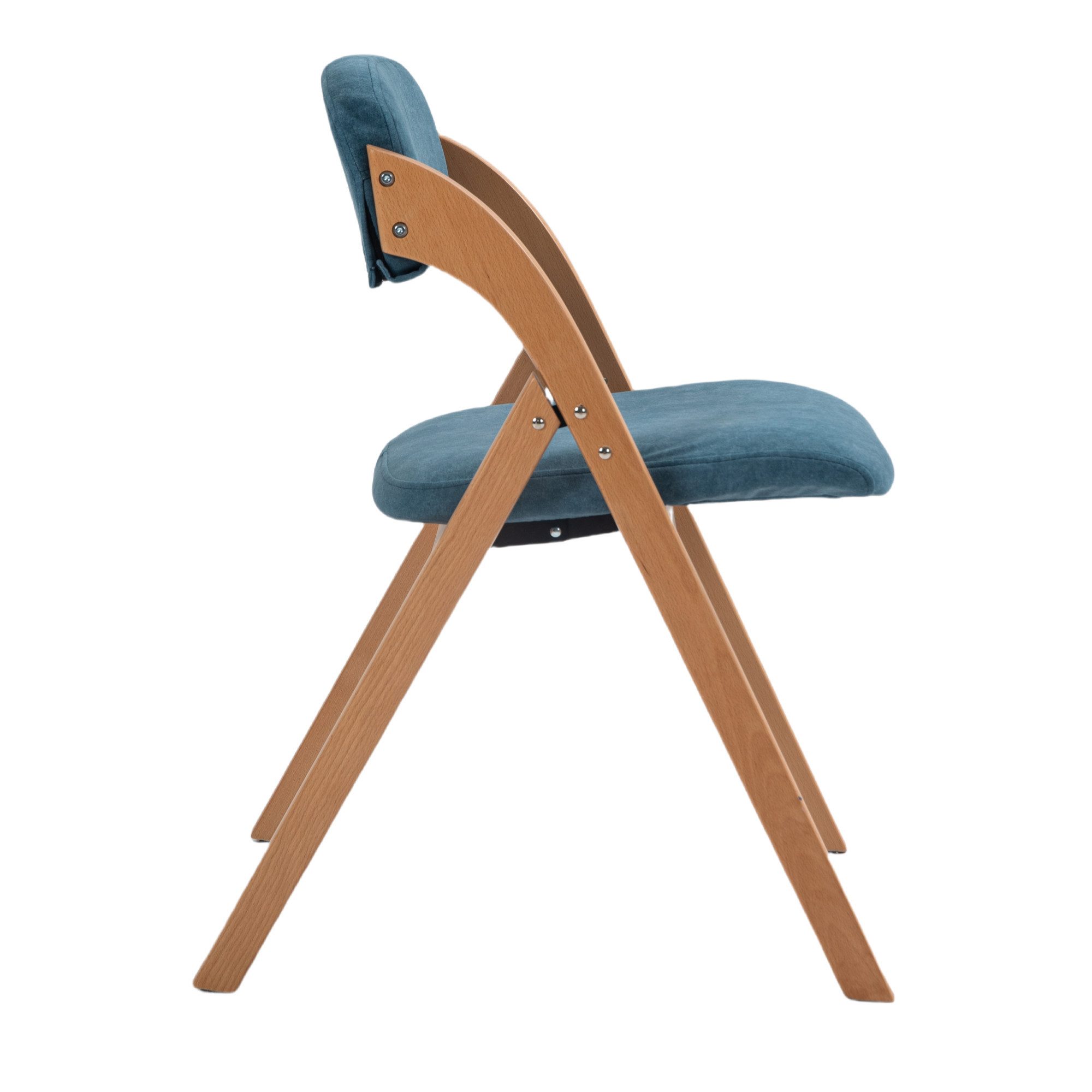 autolock Klappstuhl Polsterstuhl stapelbare aus Massivholz mit abnehmbaren Bezügen (2 St), Esszimmerstühle für Gäste, Küche, Büro, Hochzeitsfeiern, Picknicks