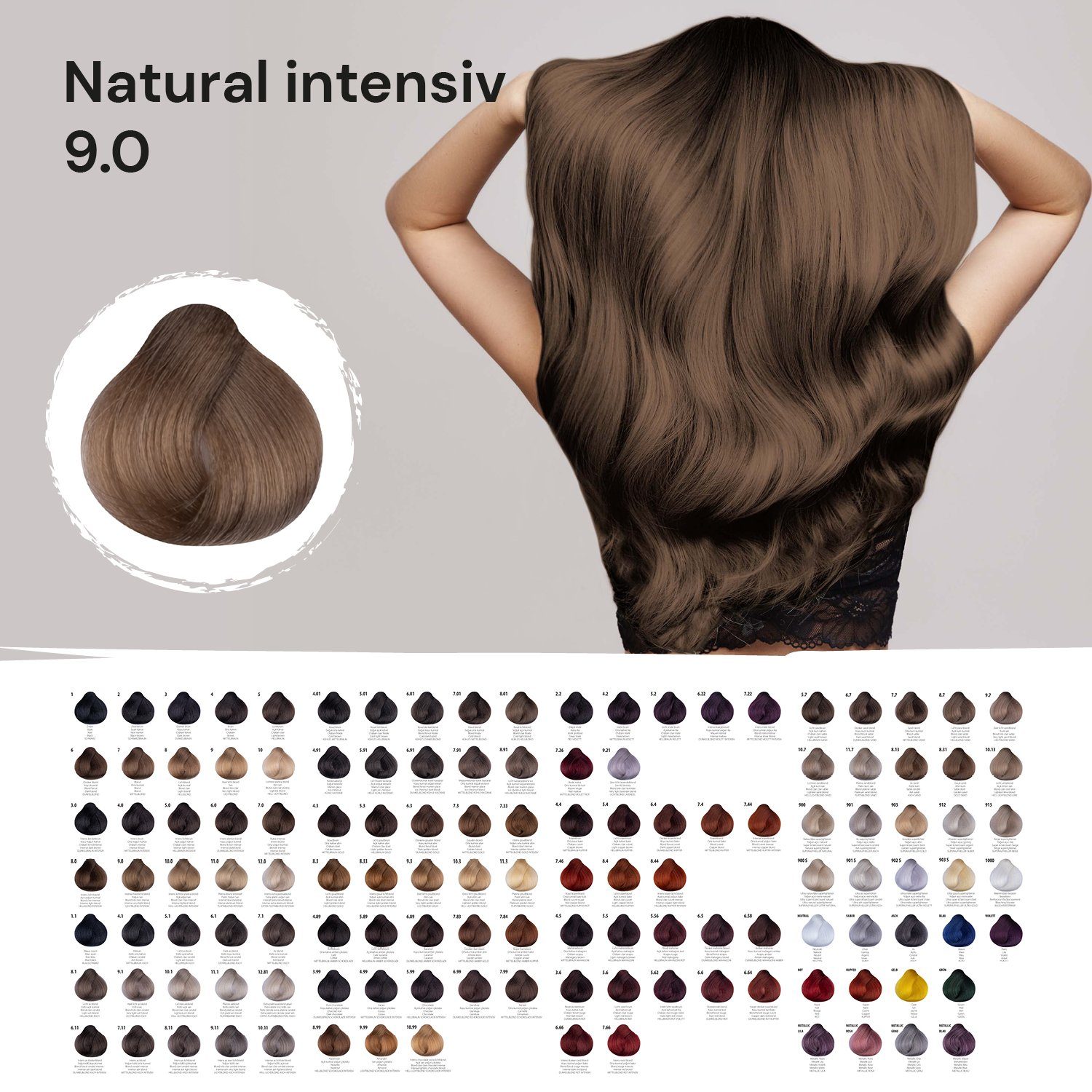 Femmas Premium Haarfarbe Femmas Hair Color, 1-tlg., Profi-Qualität