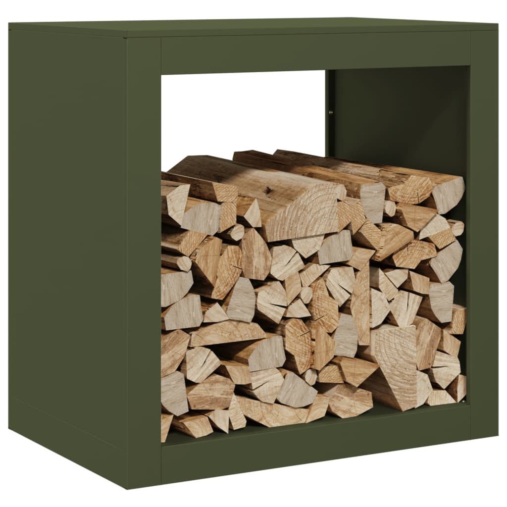 vidaXL Kaminholzregal Brennholzregal Grün 60x40x60 cm günstig online kaufen