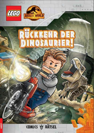 AMEET Verlag Spiel, LEGO® Jurassic World(TM) - Rätselbox für Dinosaurierfans