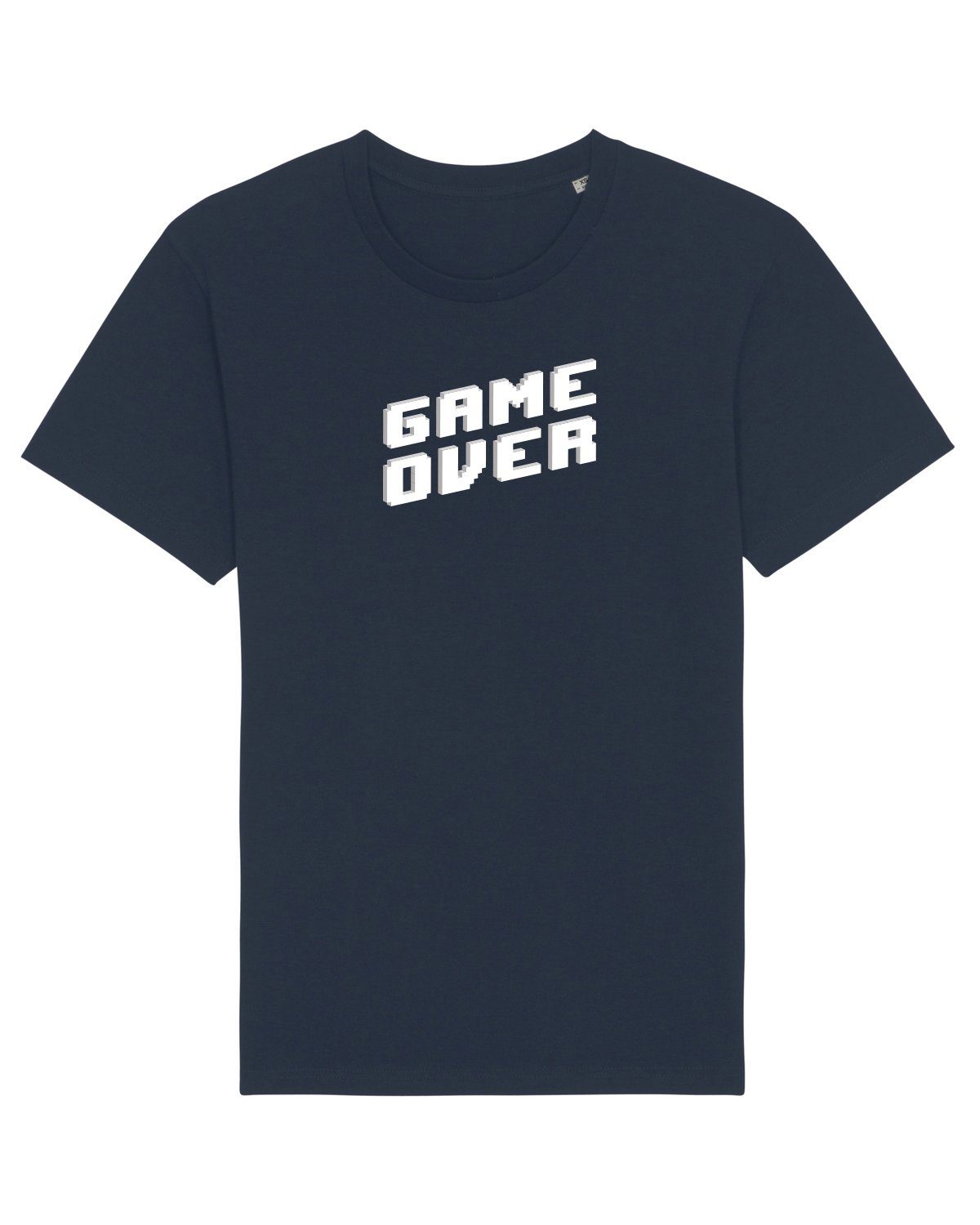wat? Apparel Print-Shirt Game Over (1-tlg) dunkelblau