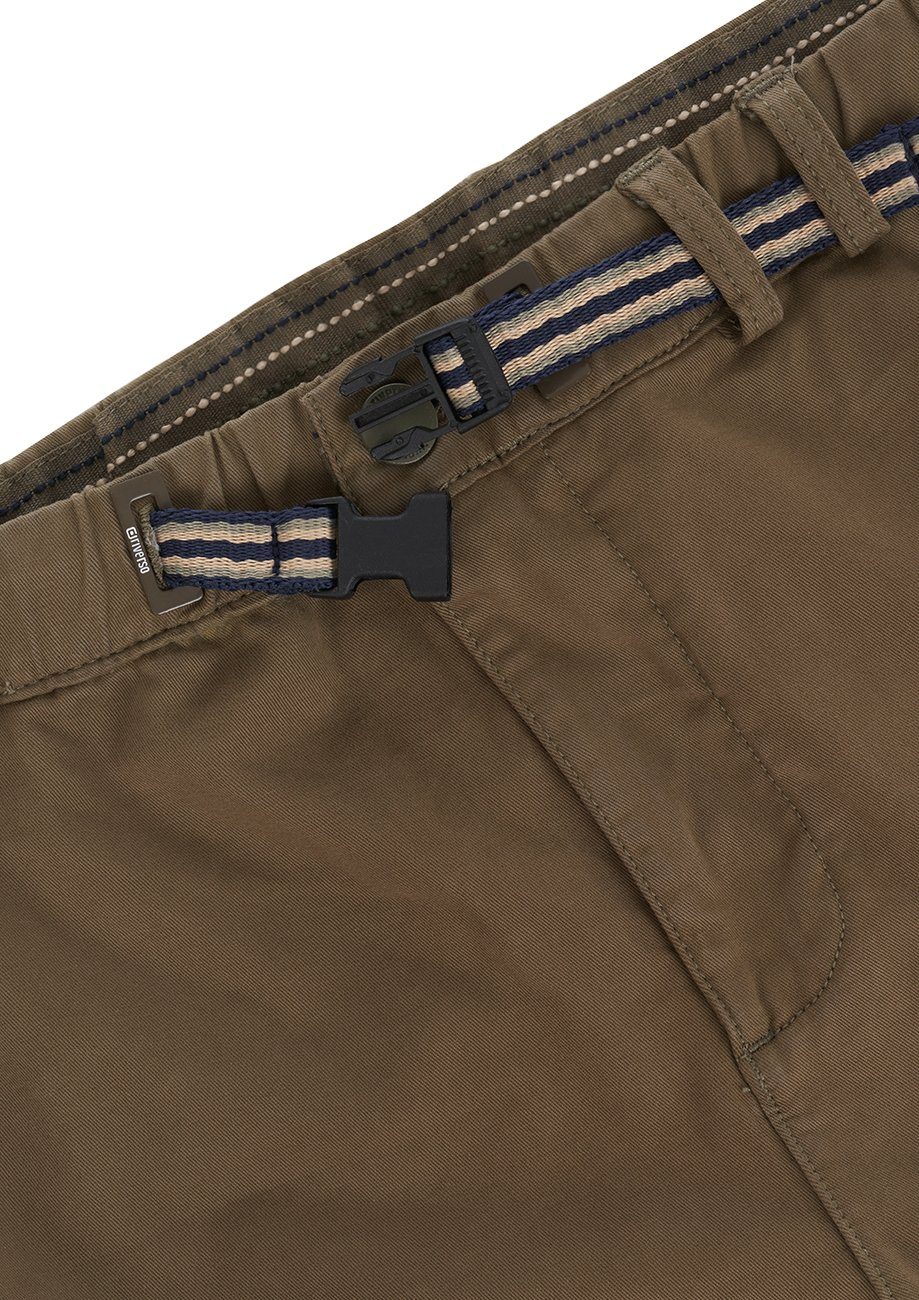 riverso Chinohose Herren Stoffhose RIVMalte Slim Fit Stretch Freizeithose mit Gürtel