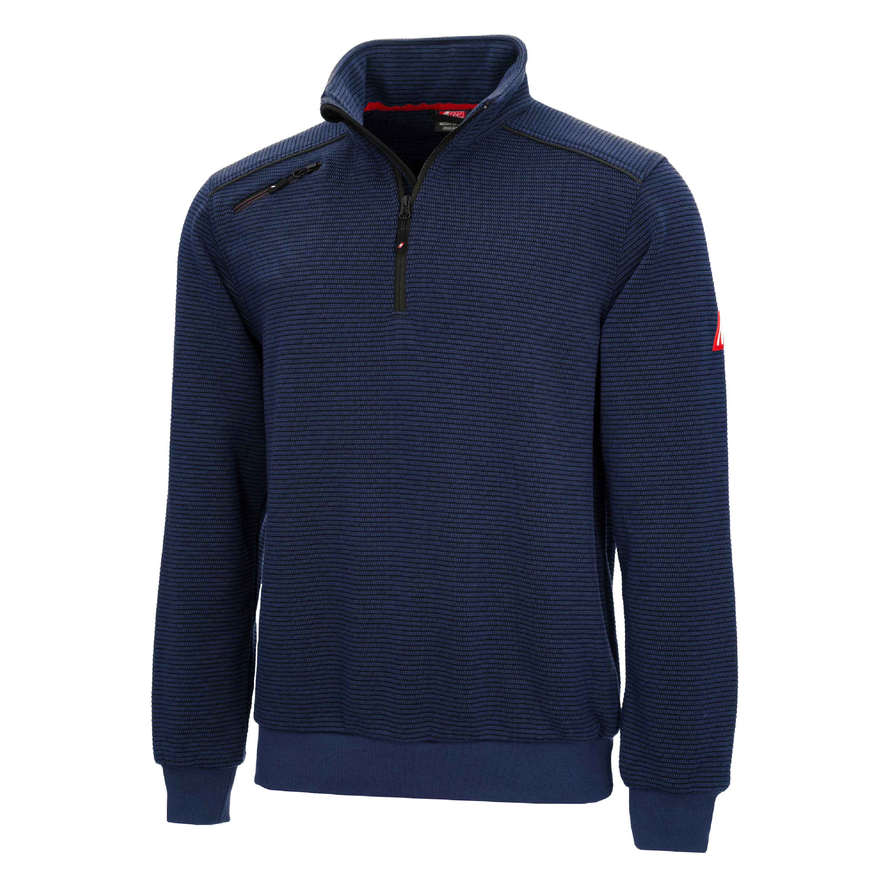 Nitras Stehkragenpullover Arbeitspulloer Pullover Motion Tex günstig online kaufen