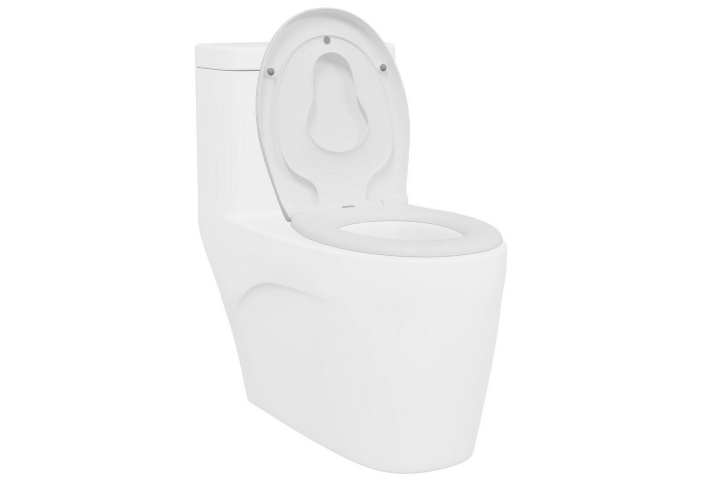Thumbnail - vidaXL WC-Sitz Familien-Toilettensitz mit Kindersitz Quick Release Duroplast (1-St)