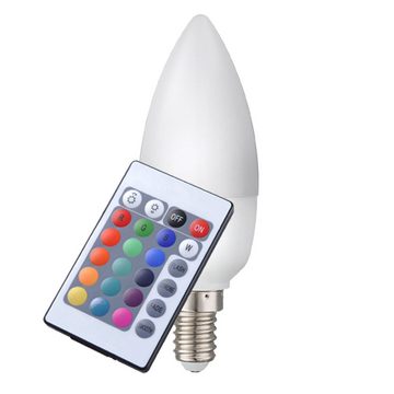 etc-shop LED Deckenspot, Leuchtmittel inklusive, Warmweiß, Farbwechsel, Decken Lampe Holz Wohn Zimmer Nickel Eiche Fernbedienung-