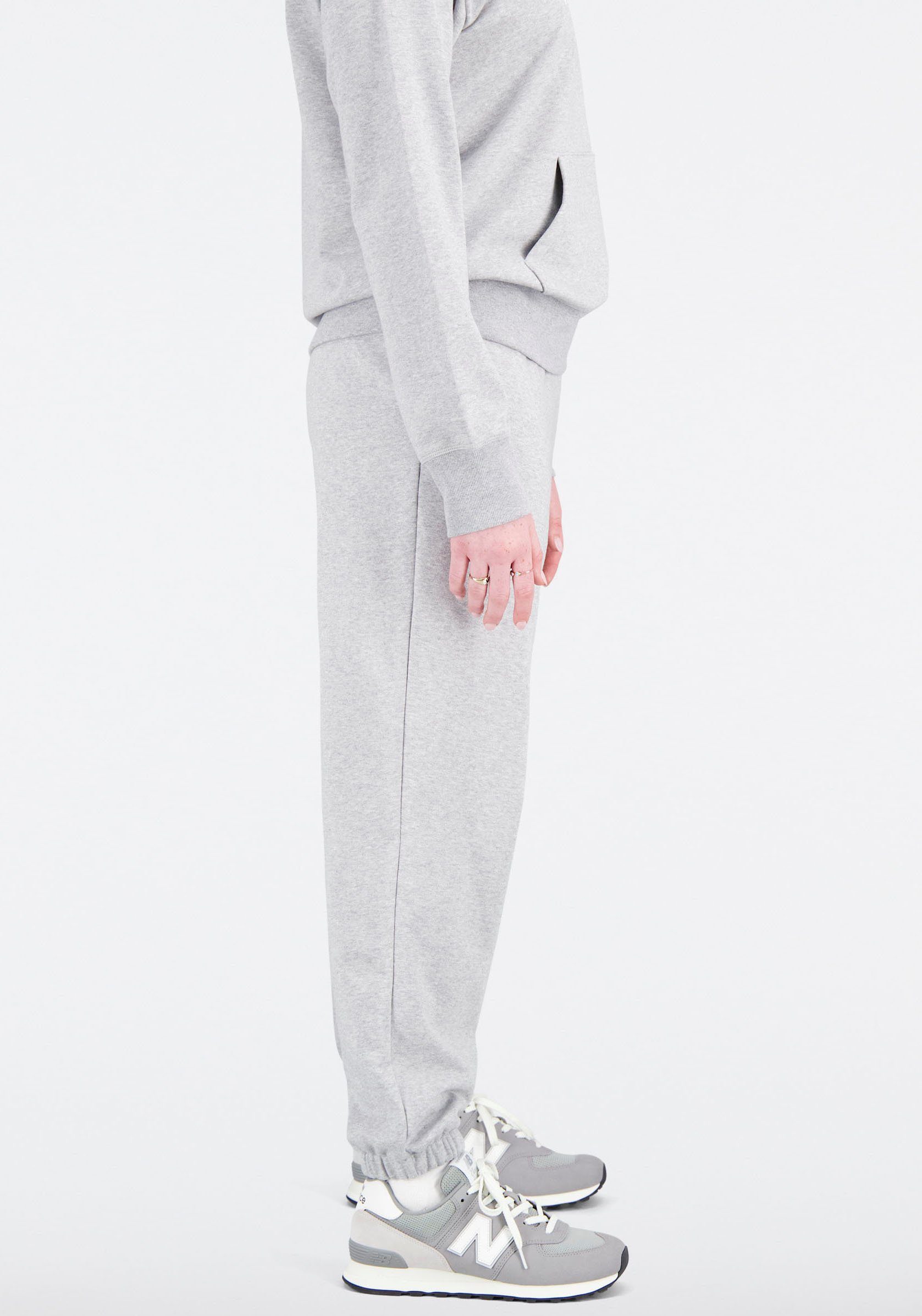 STACKED Jogginghose LOGO Athletic ESSENTIALS grey SWEAT New PANT NB Balance