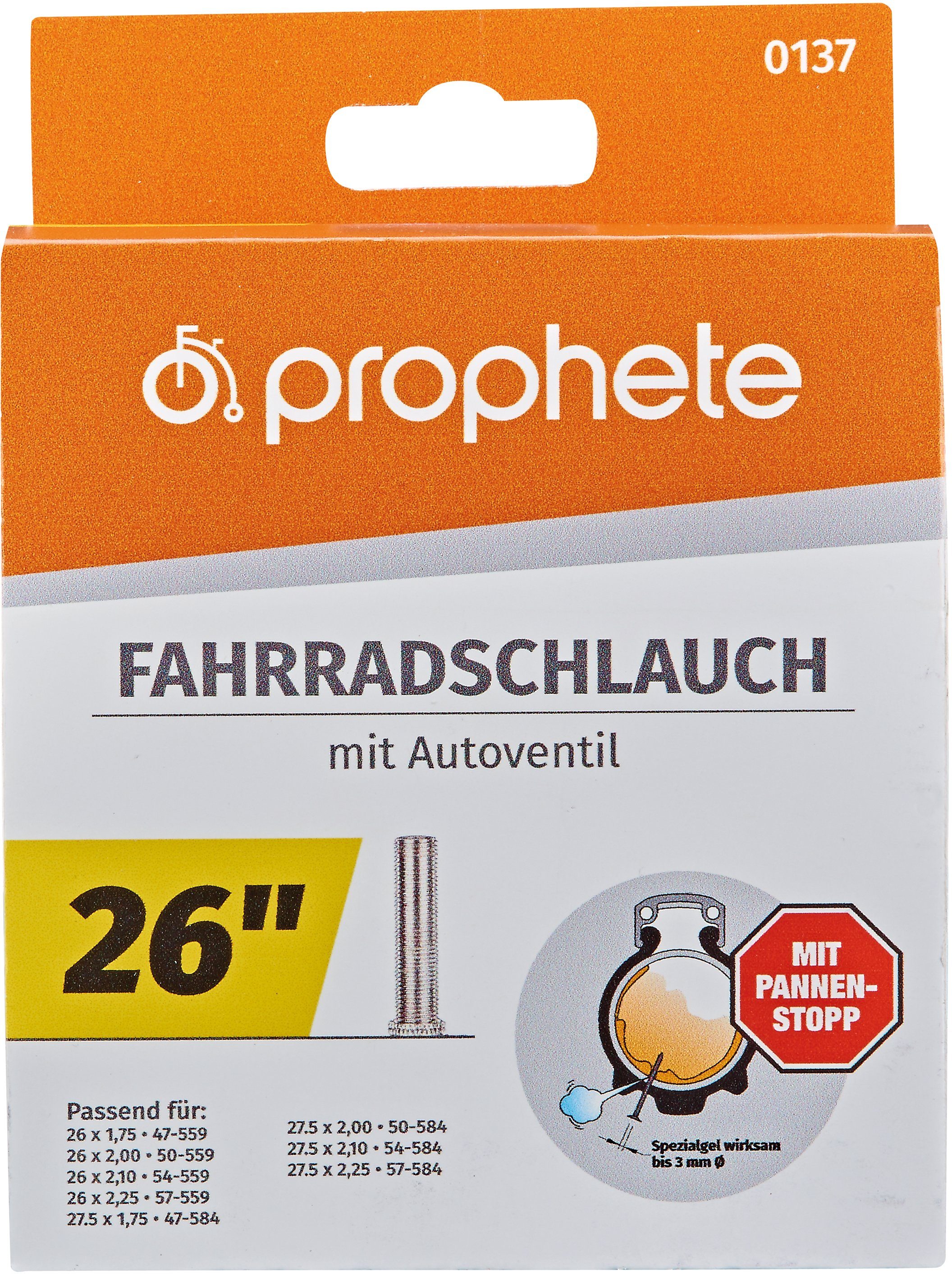 Prophete Fahrradschlauch, 26 Zoll (66,04 cm)