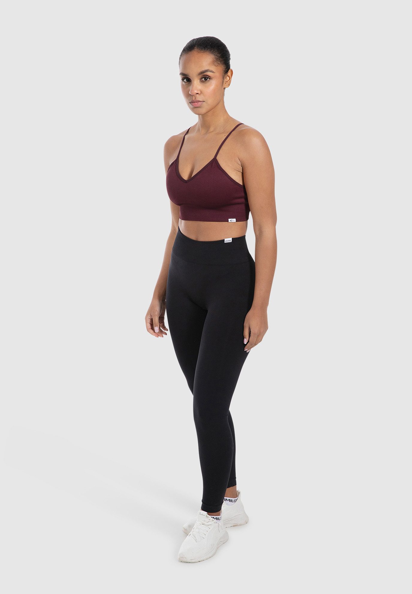 Smilodox Sport-BH Alma, Herausnehmbare Cups, Shaped Fit Yoga Bra V-Ausschni günstig online kaufen