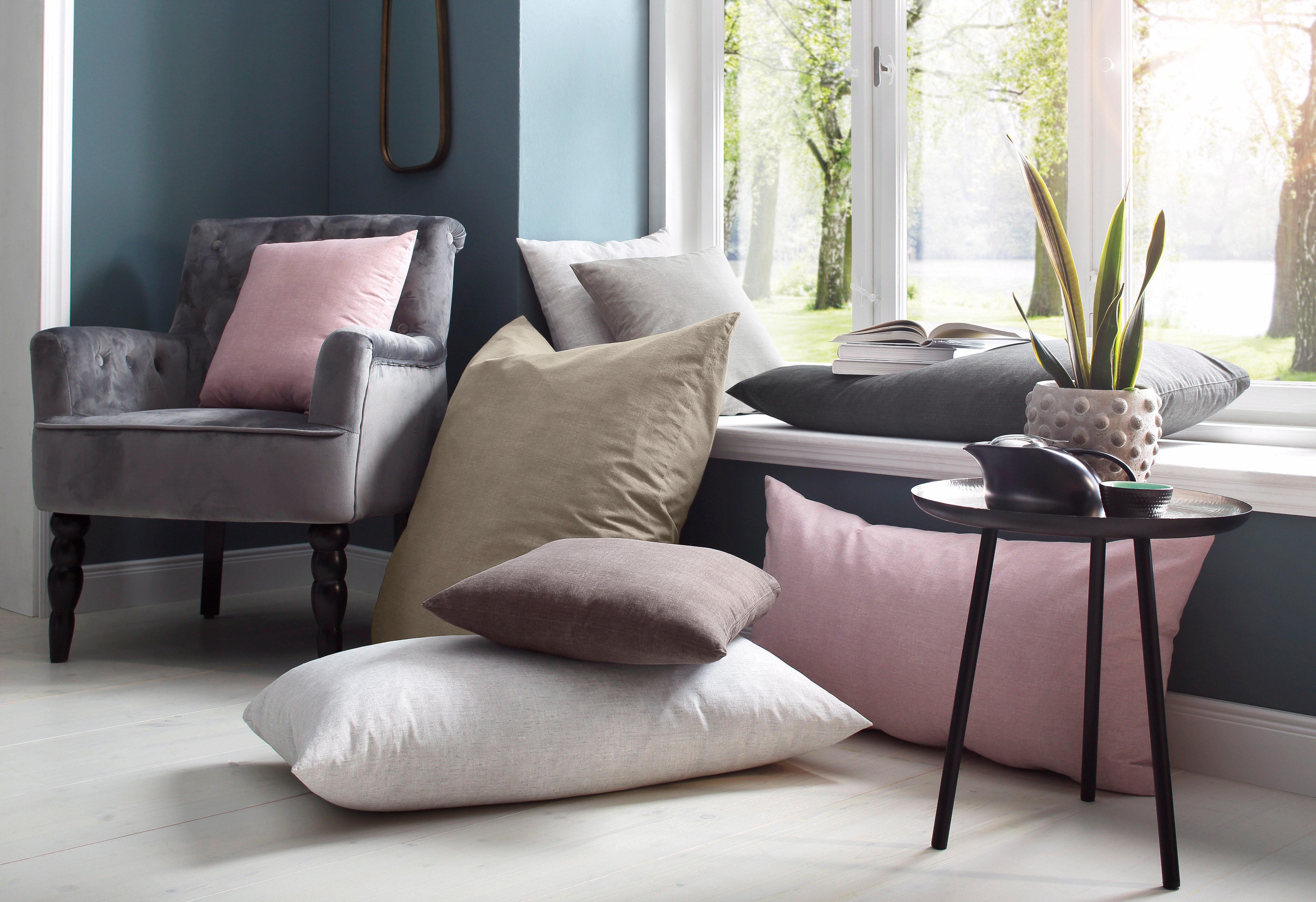 OTTO home Kissenbezüge Melli Kissenbezug, OEKO-TEX® und Made in Green zertifiziert, (2 Stück)