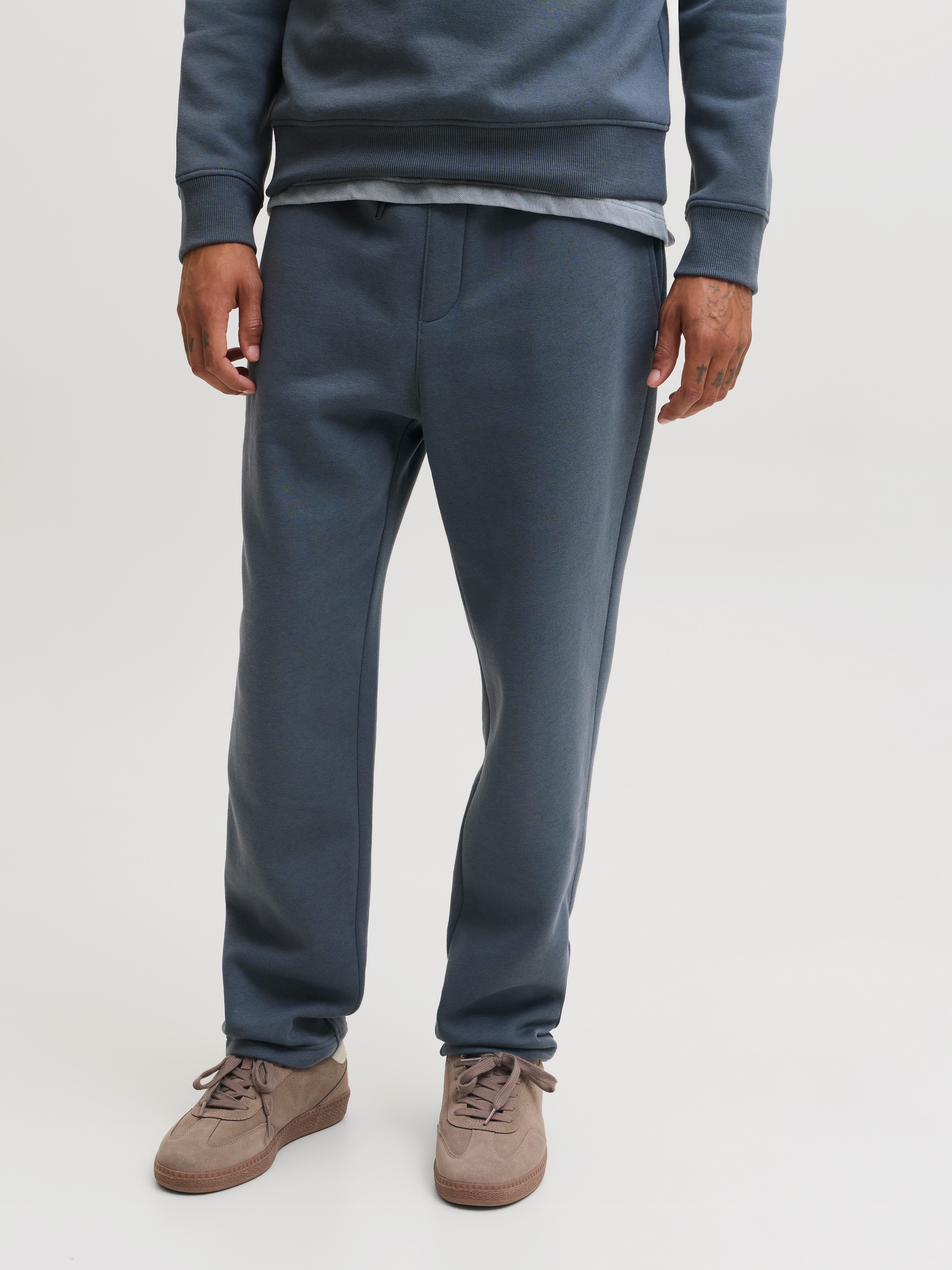 Jack & Jones Sweathose JPSTKANE BRADLEY UNCUFFED SWT PANTS NOOS Materialmix, relaxed fit