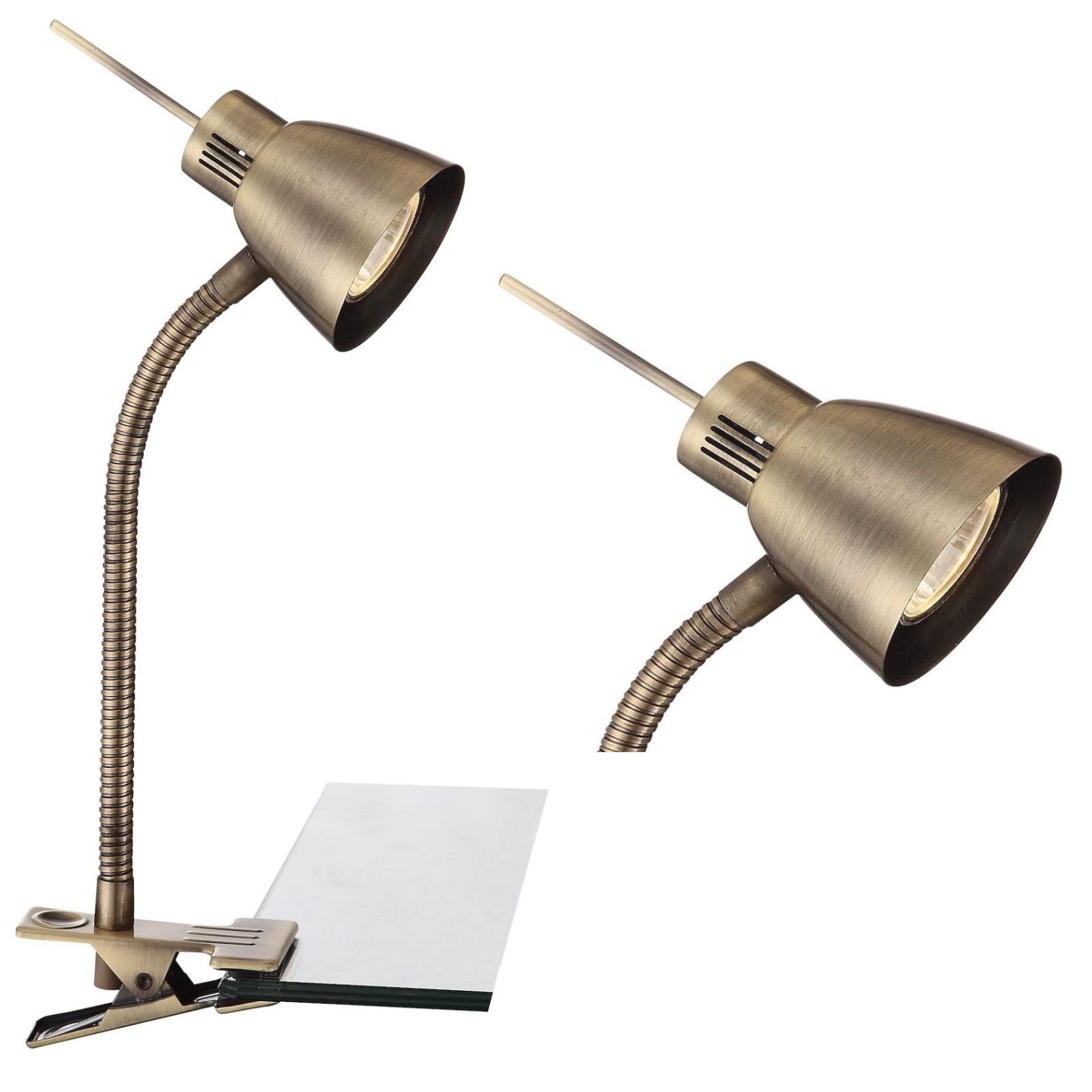 Globo Tischleuchte GLOBO Tischlampe LED Tischleuchte Klemmleuchte 2477L Schreibtischlampe