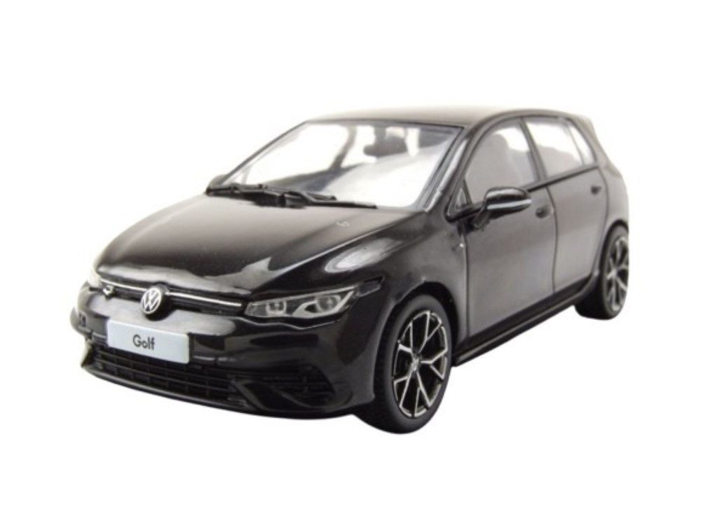 Solido Modellauto VW Golf 8 R 2022 schwarz, Maßstab 1:43