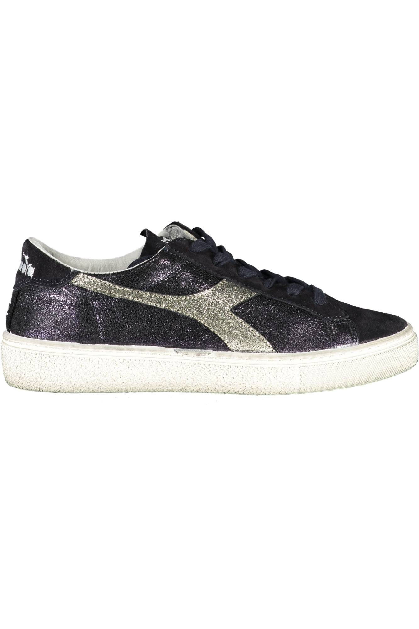 Diadora Sneaker Damen-Sportschuh Schwarz mit Kontrastdetails und