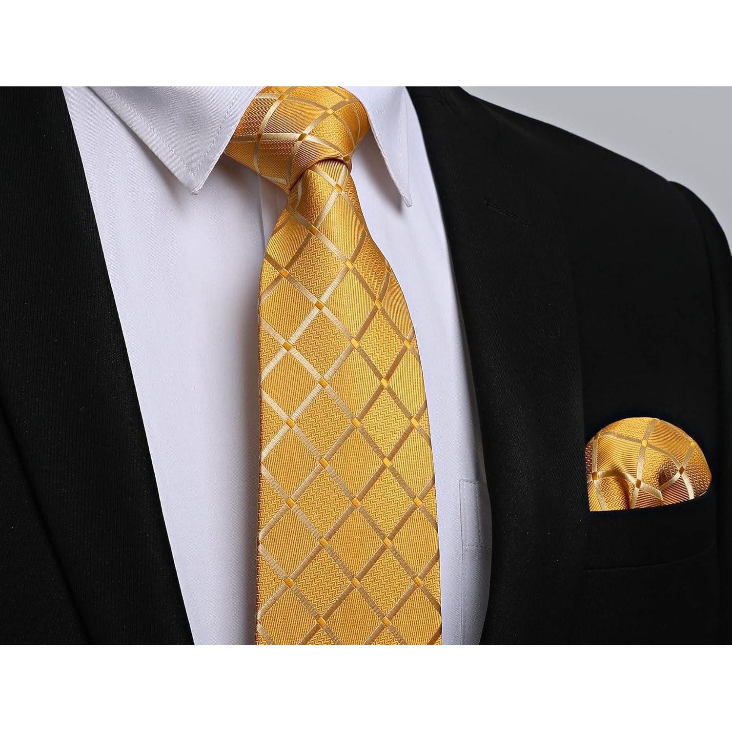 LuxusKollektion Krawatte Krawatte Herren Paisley Einstecktuch Klammer A1 Ge günstig online kaufen