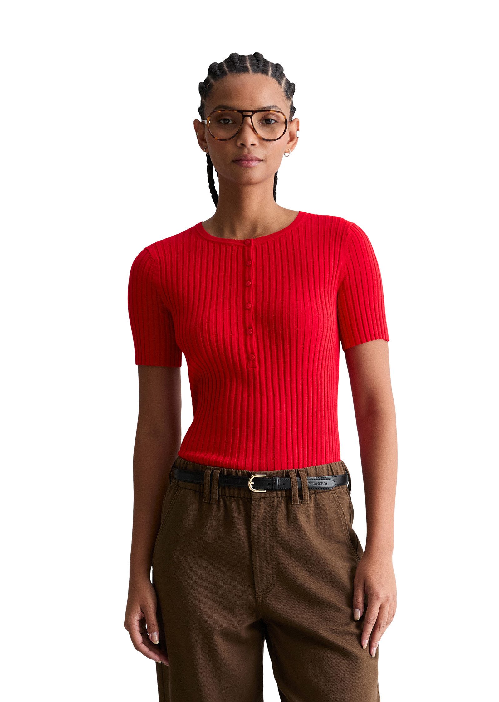 Marc O'Polo DENIM Strickpullover aus LENZING™ ECOVERO™