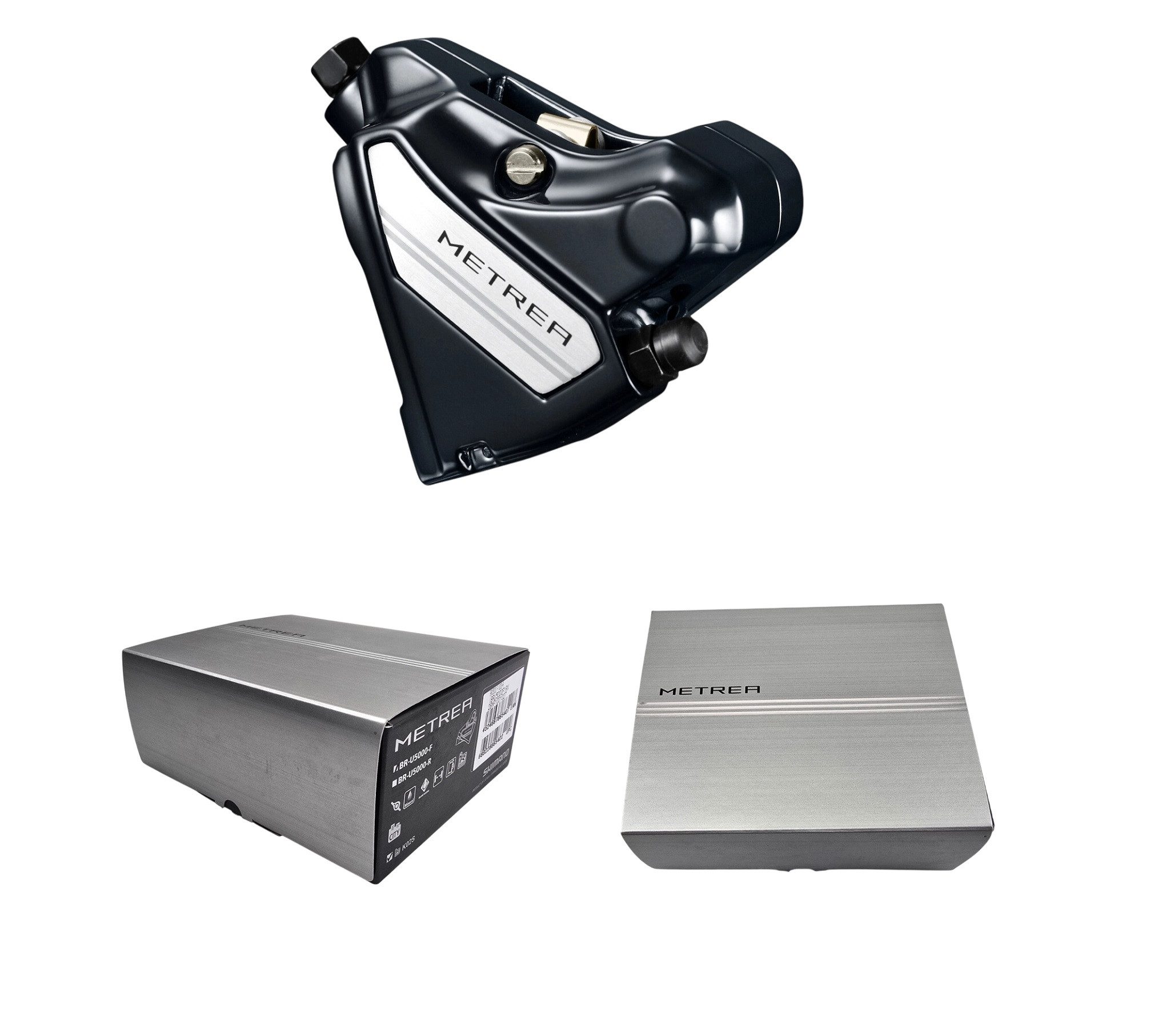 maxxi4you Scheibenbremssattel Shimano METREA BR-U5000 Scheibenbremssattel Vorne inkl. Kettenbürste