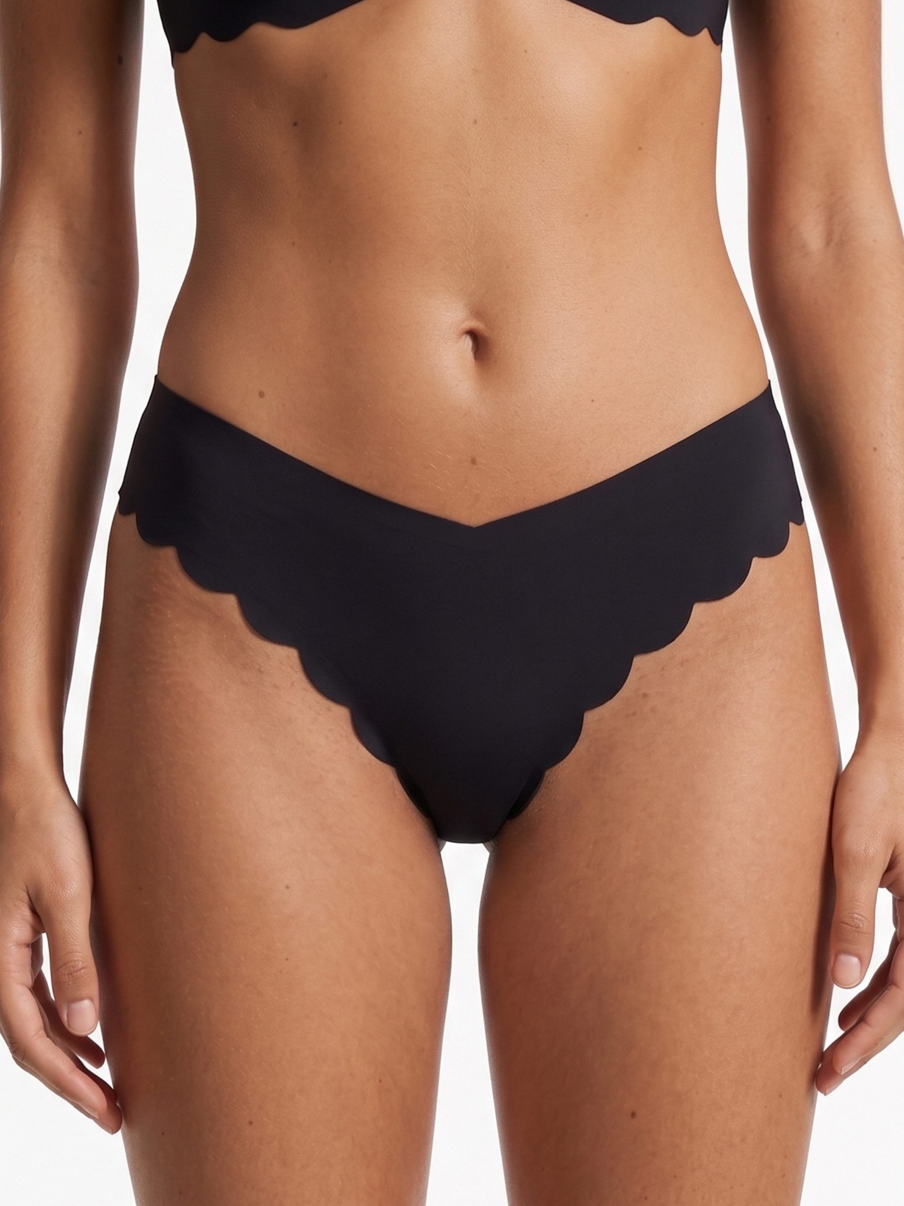 Elegant Love Tangaslip Bequeme Slips, Sexy Unterwäsche, nahtlose Panties, Brasilslips (1-St) Höschen Lingerie für Damen, Unterhosen mit Muschelsaum